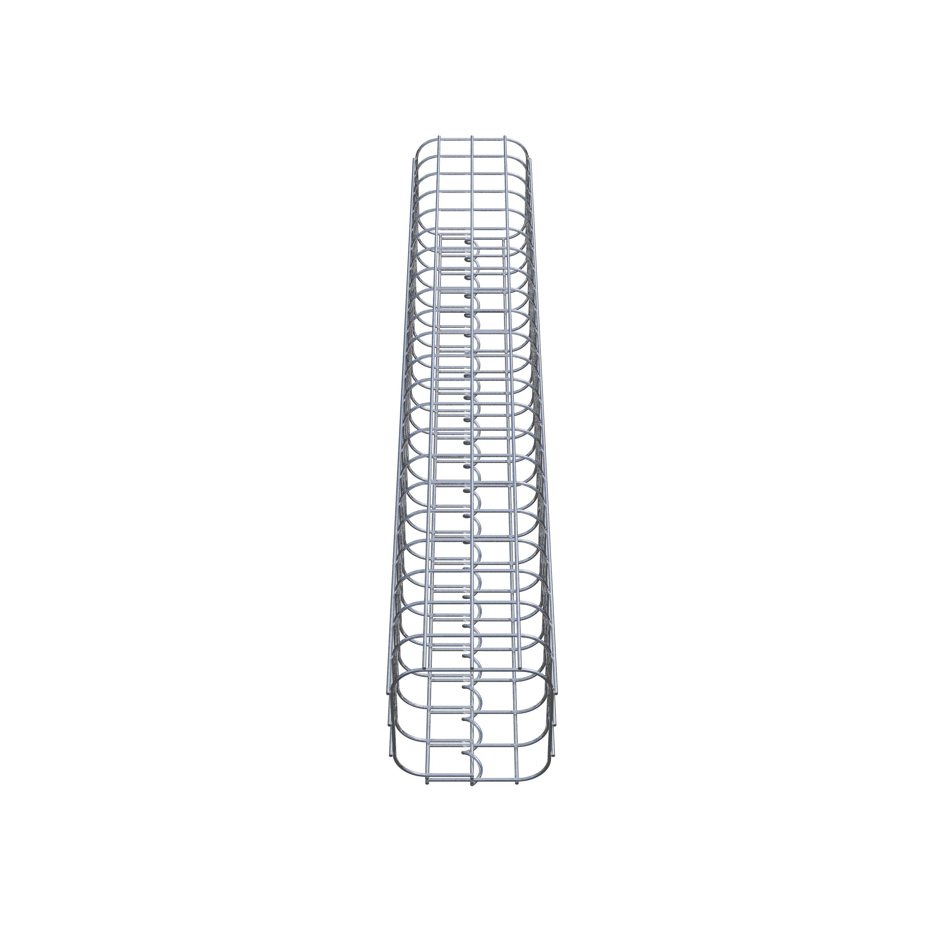 Colonne gabion 17 x 17 cm, MW 5 x 5 cm carré