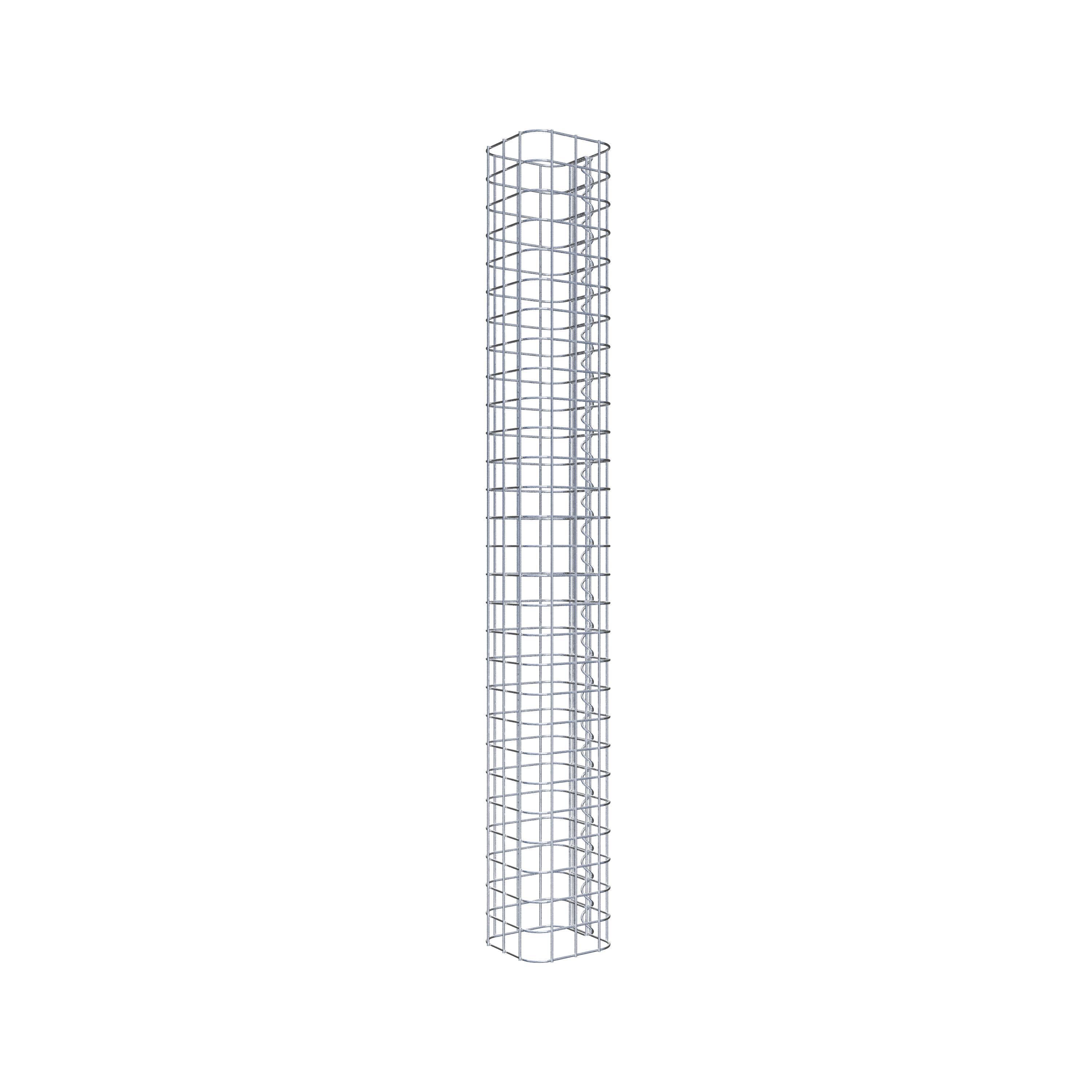 Colonne gabion 17 x 17 cm, MW 5 x 5 cm carré