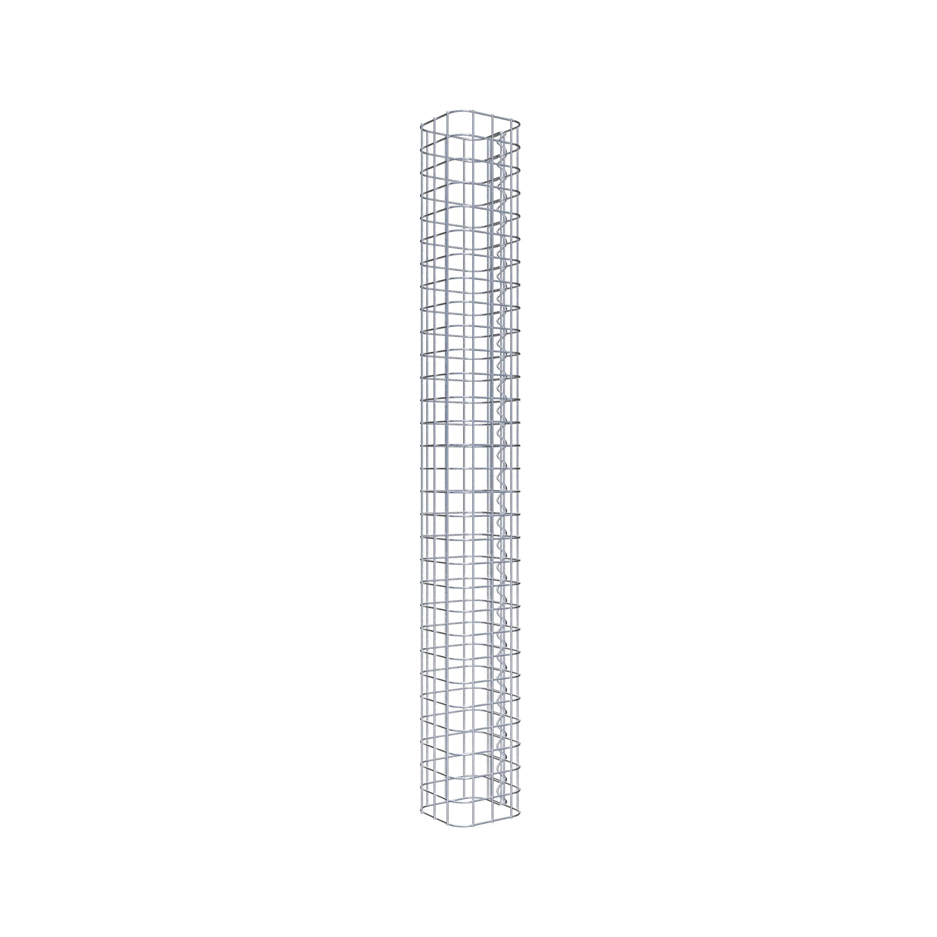 Colonne gabion 17 x 17 cm, MW 5 x 5 cm carré