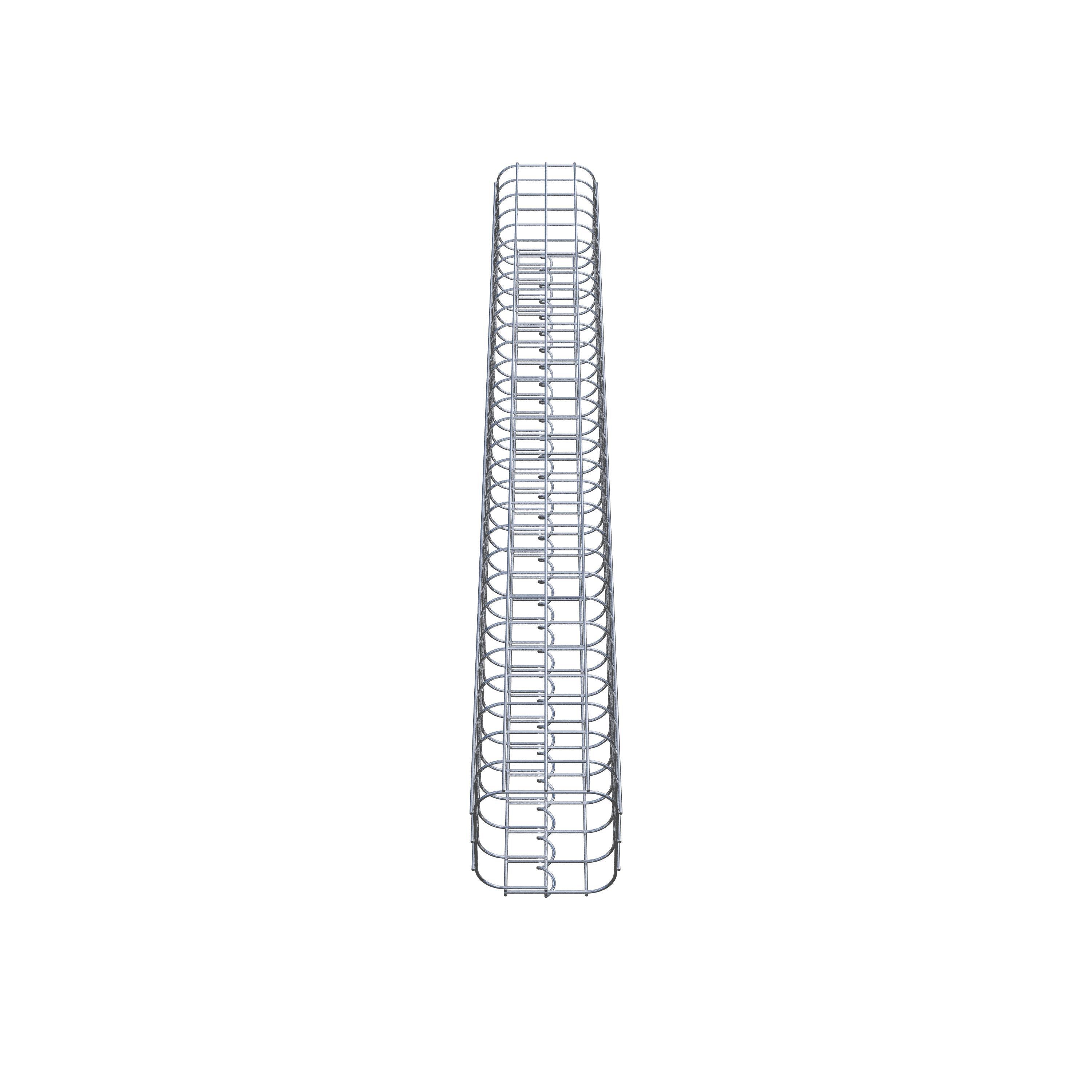 Colonne gabion 17 x 17 cm, MW 5 x 5 cm carré