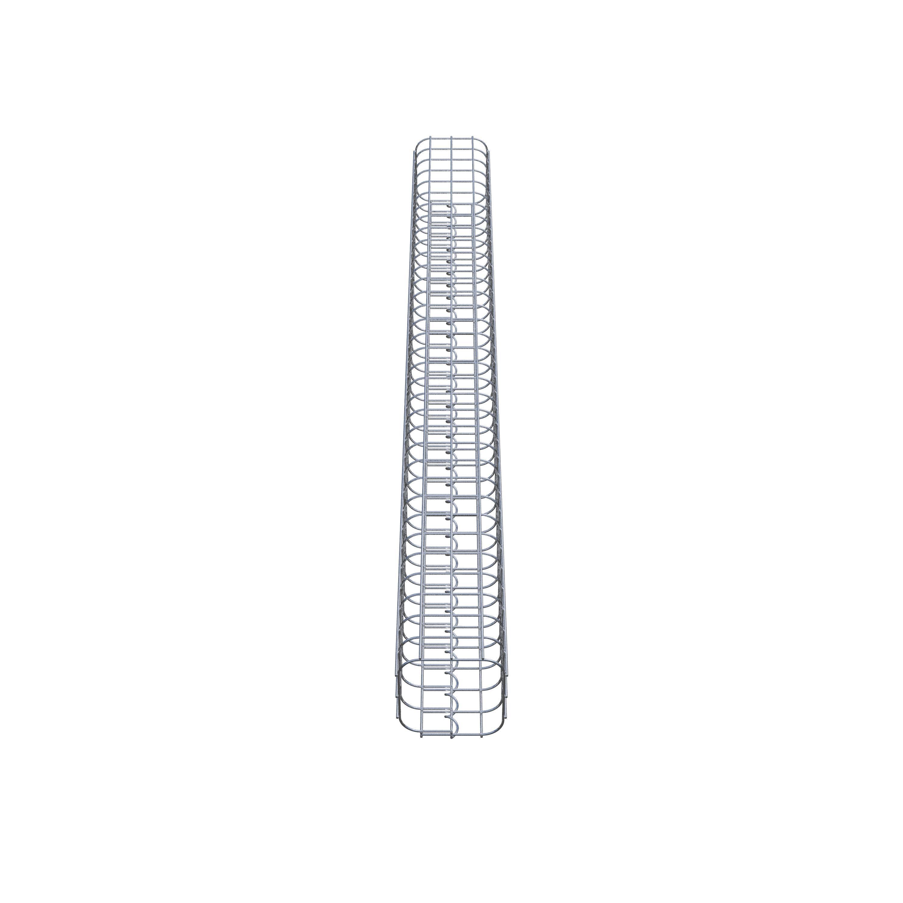 Colonne gabion 17 x 17 cm, MW 5 x 5 cm carré