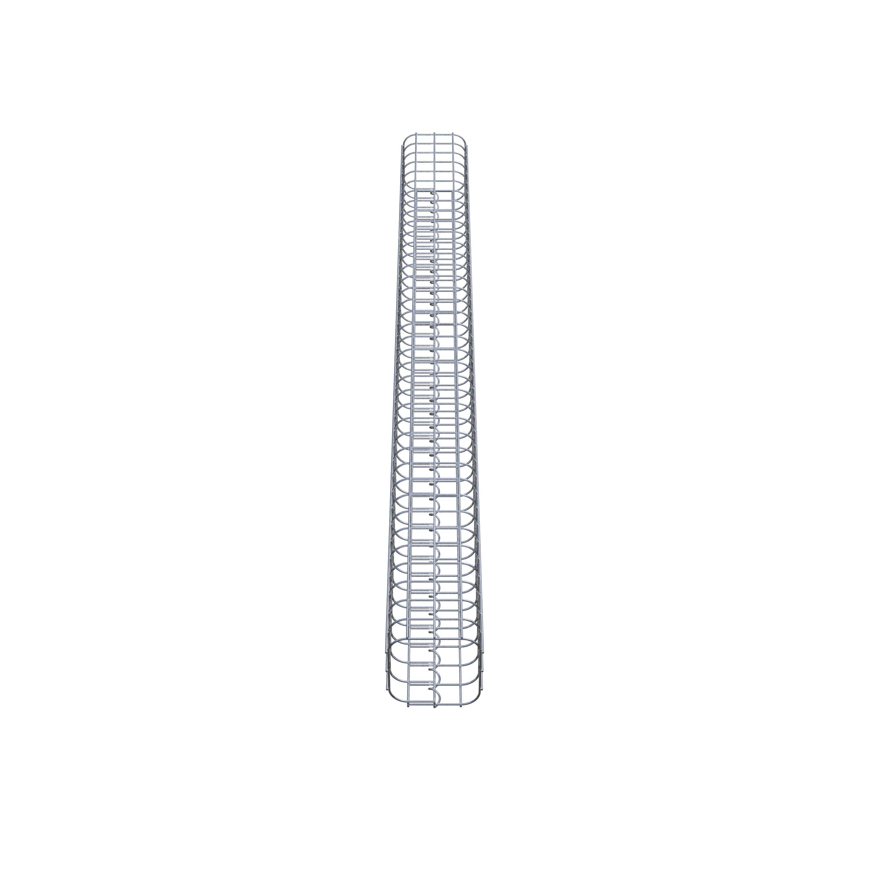 Colonne gabion 17 x 17 cm, MW 5 x 5 cm carré