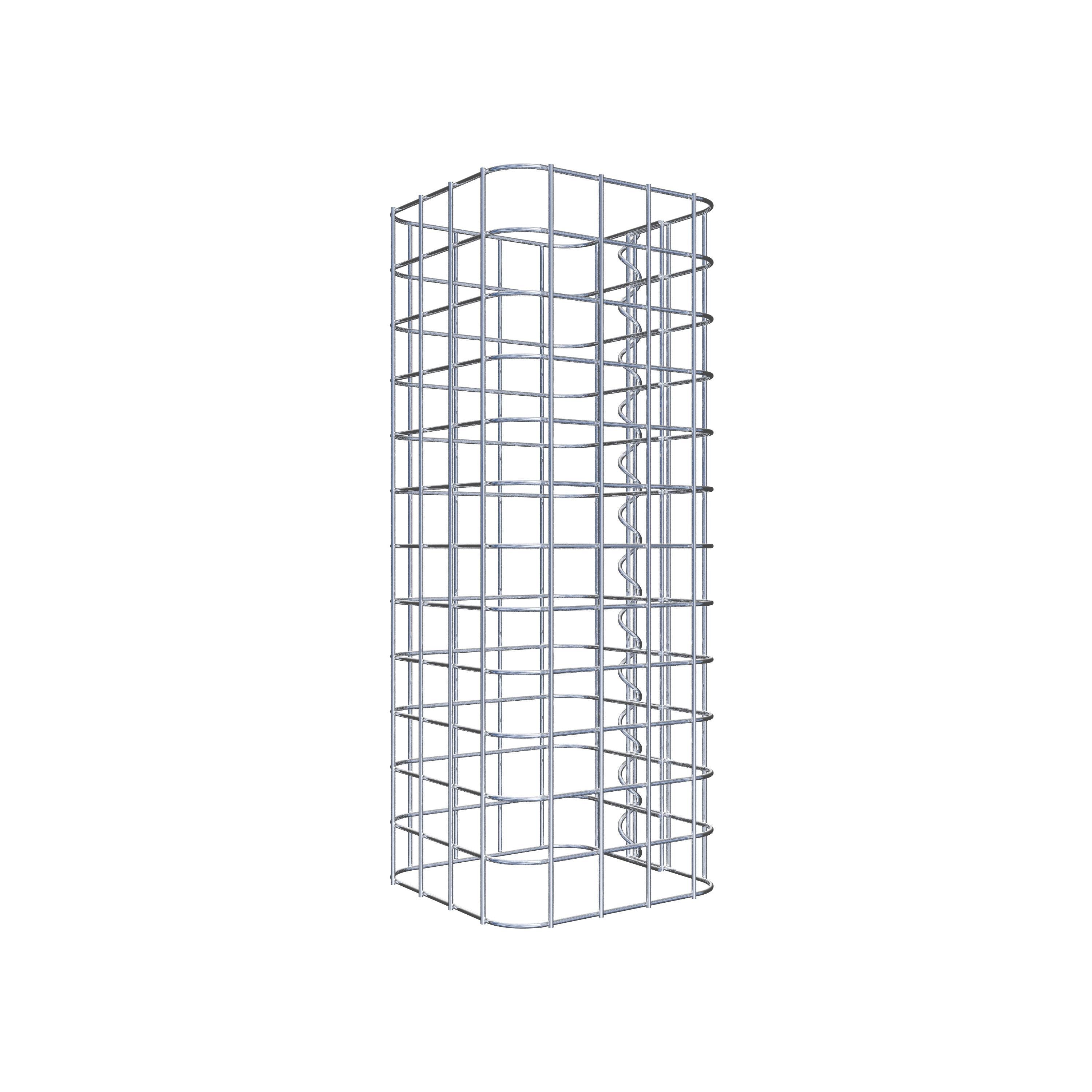 Colonne gabion 22 x 22 cm MW 5 x 5 cm carré