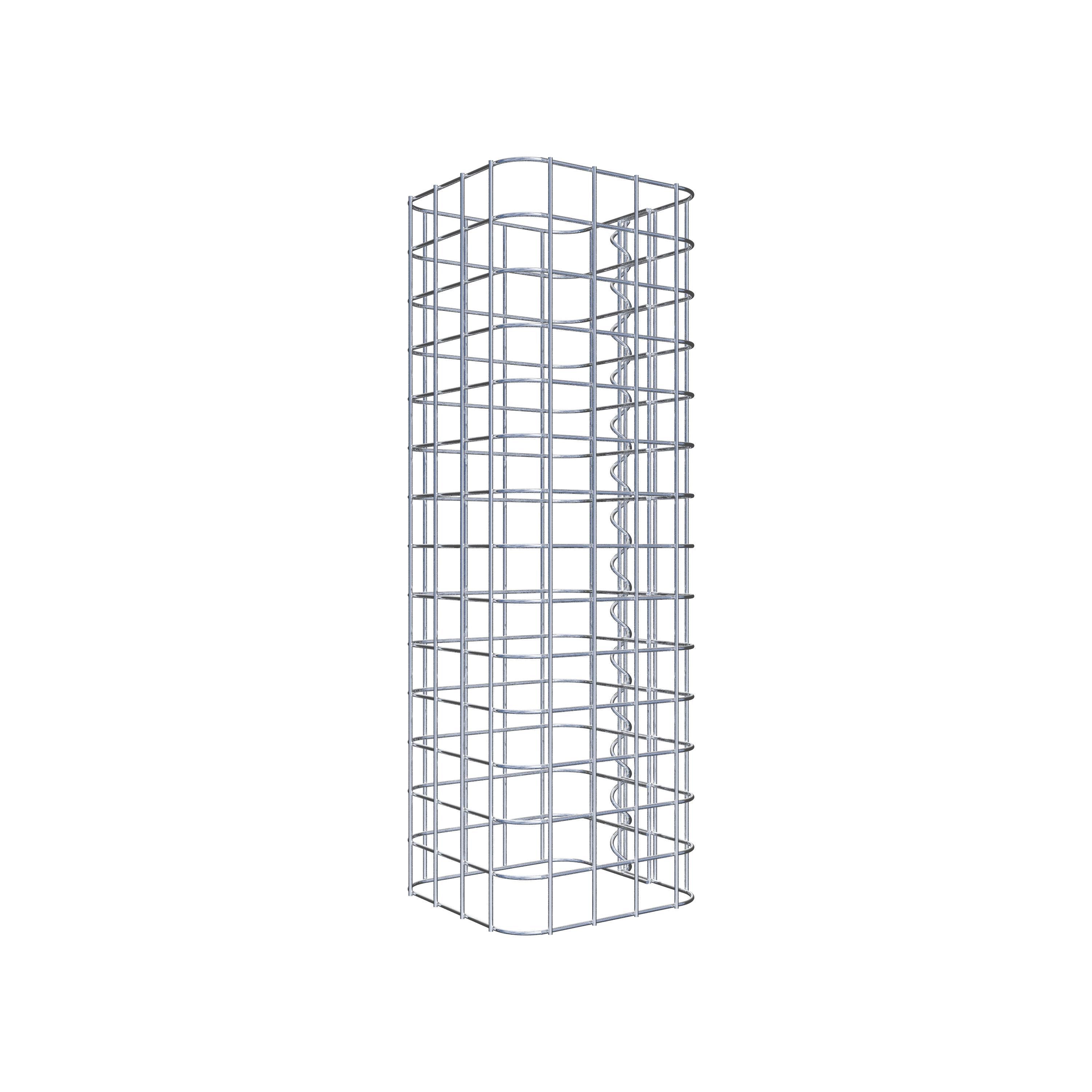 Colonne gabion 22 x 22 cm MW 5 x 5 cm carré