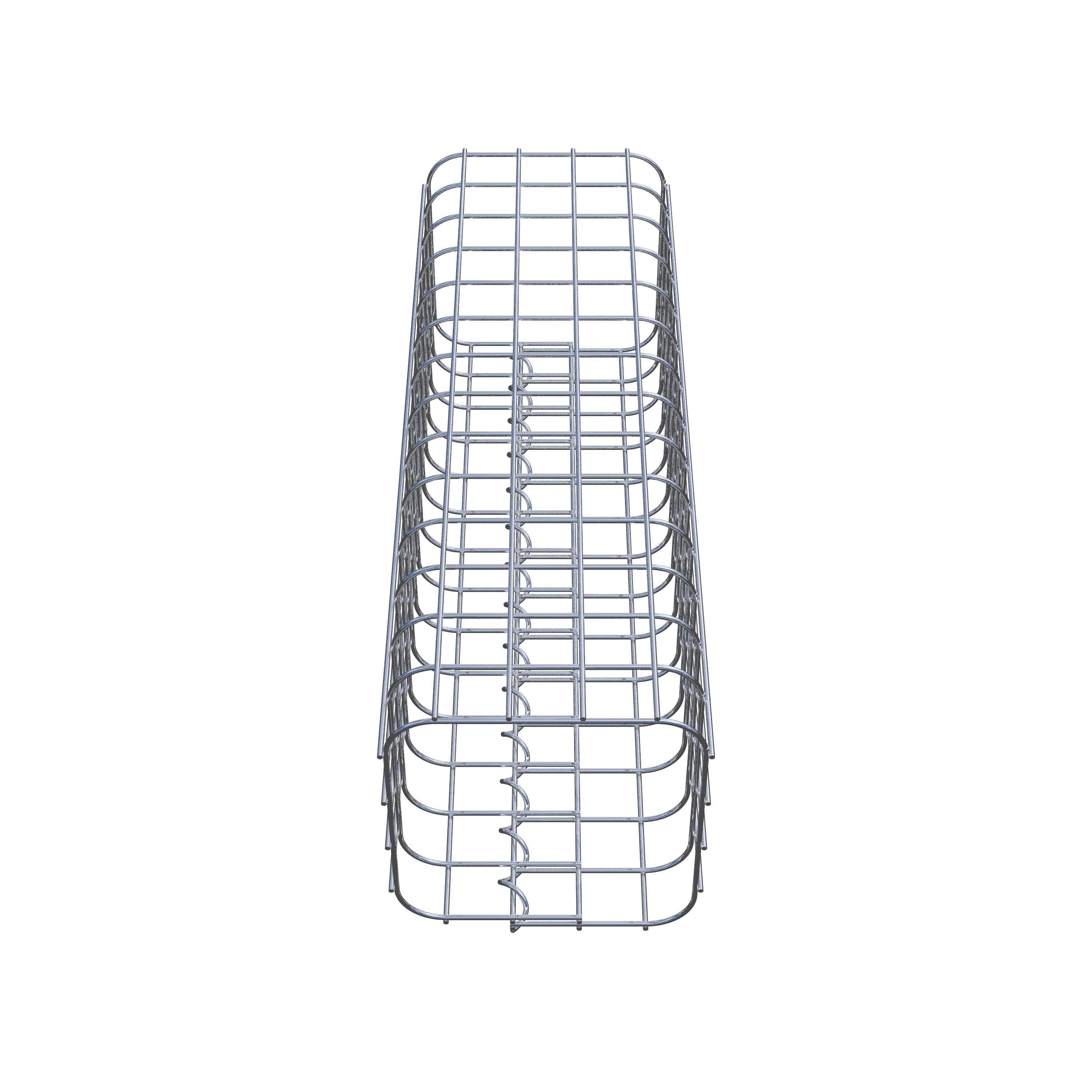 Colonne gabion 22 x 22 cm MW 5 x 5 cm carré