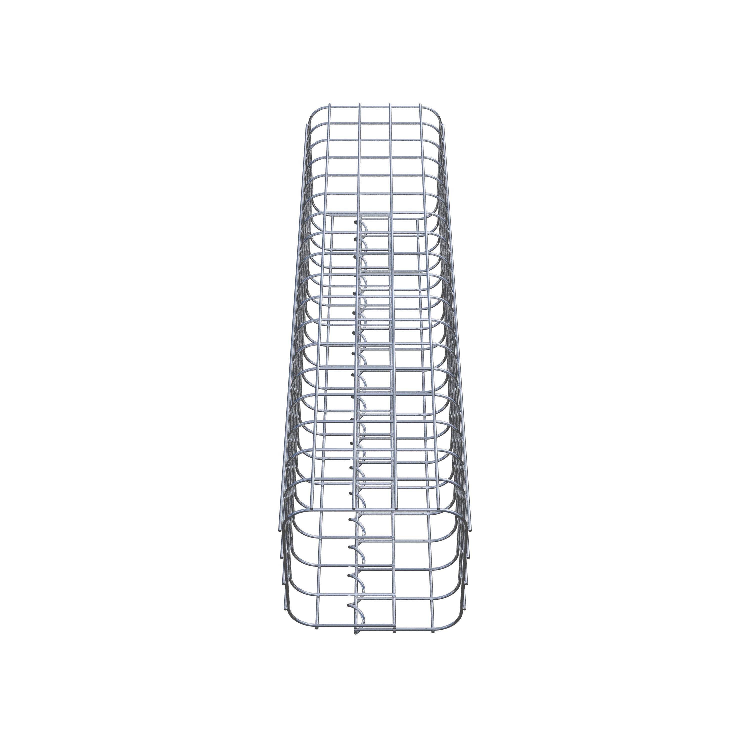 Colonne gabion 22 x 22 cm MW 5 x 5 cm carré