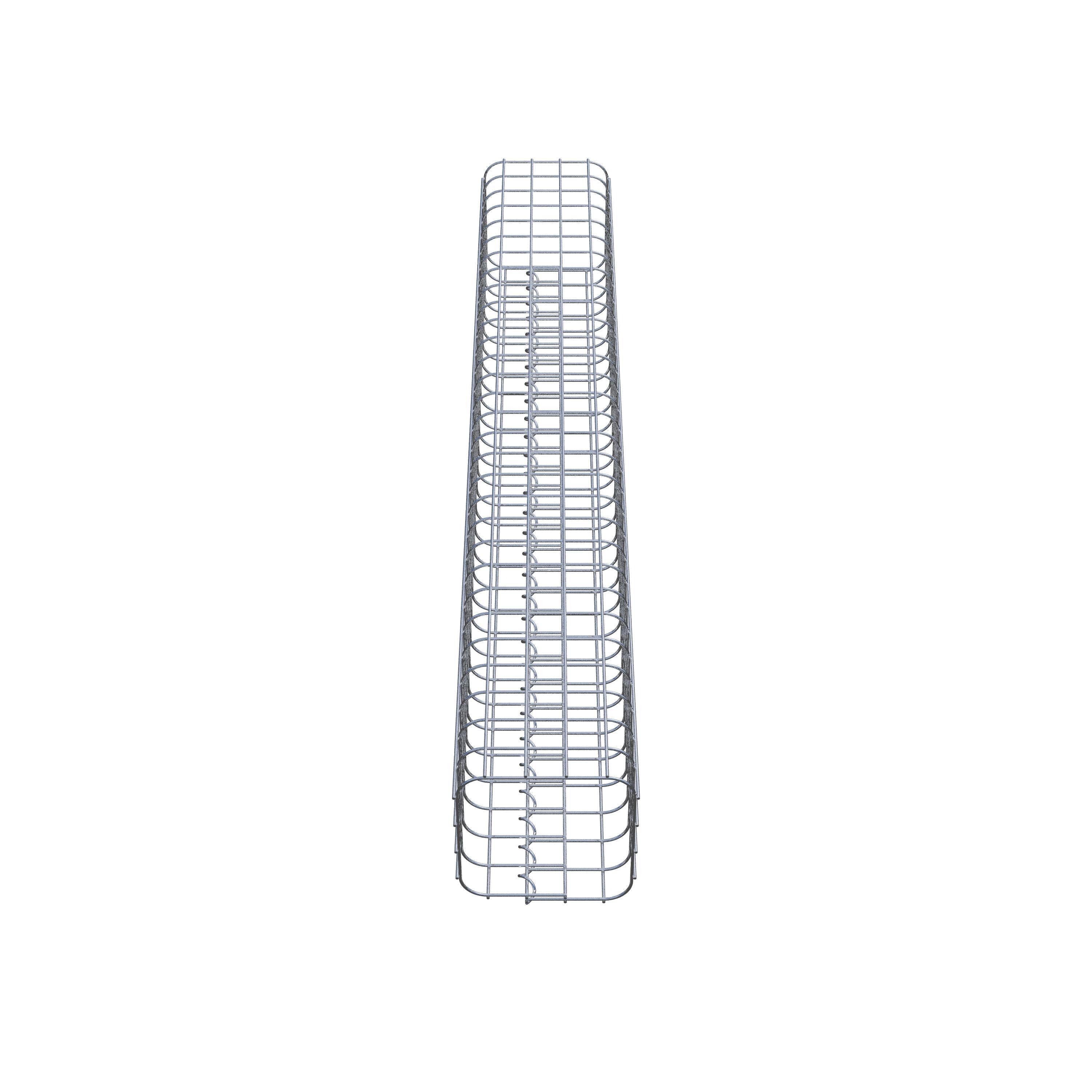 Colonne gabion 22 x 22 cm MW 5 x 5 cm carré