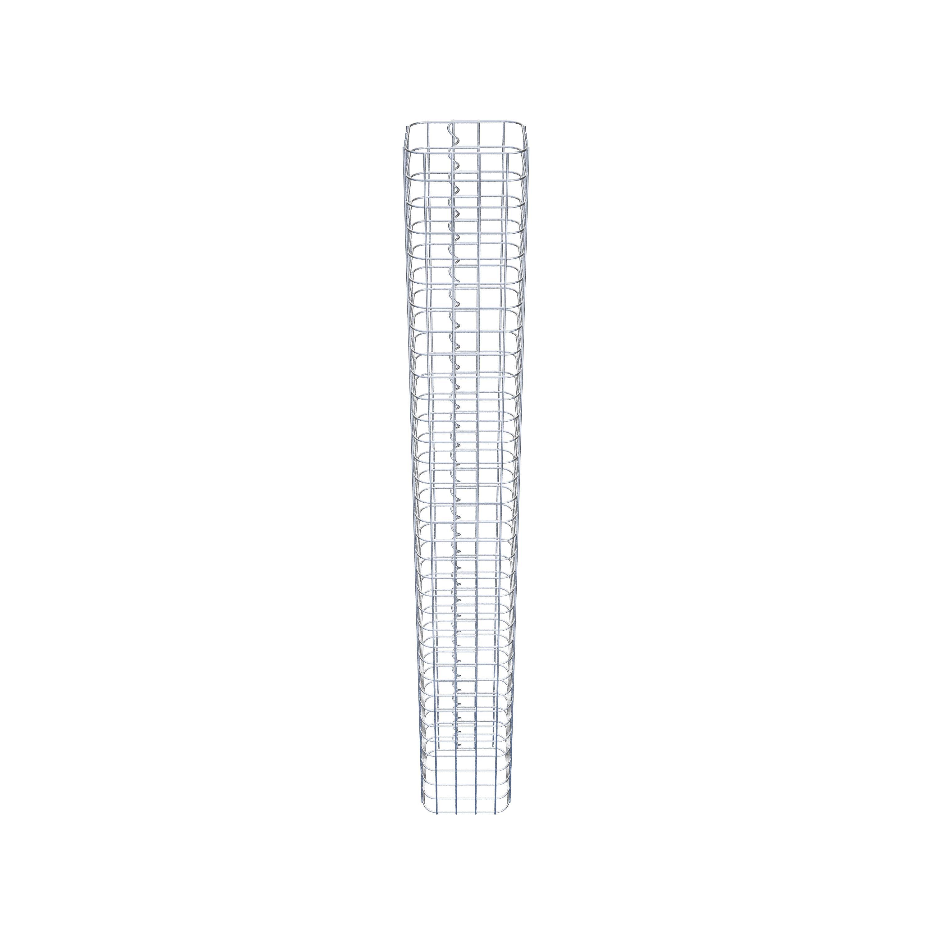 Colonne gabion 22 x 22 cm MW 5 x 5 cm carré