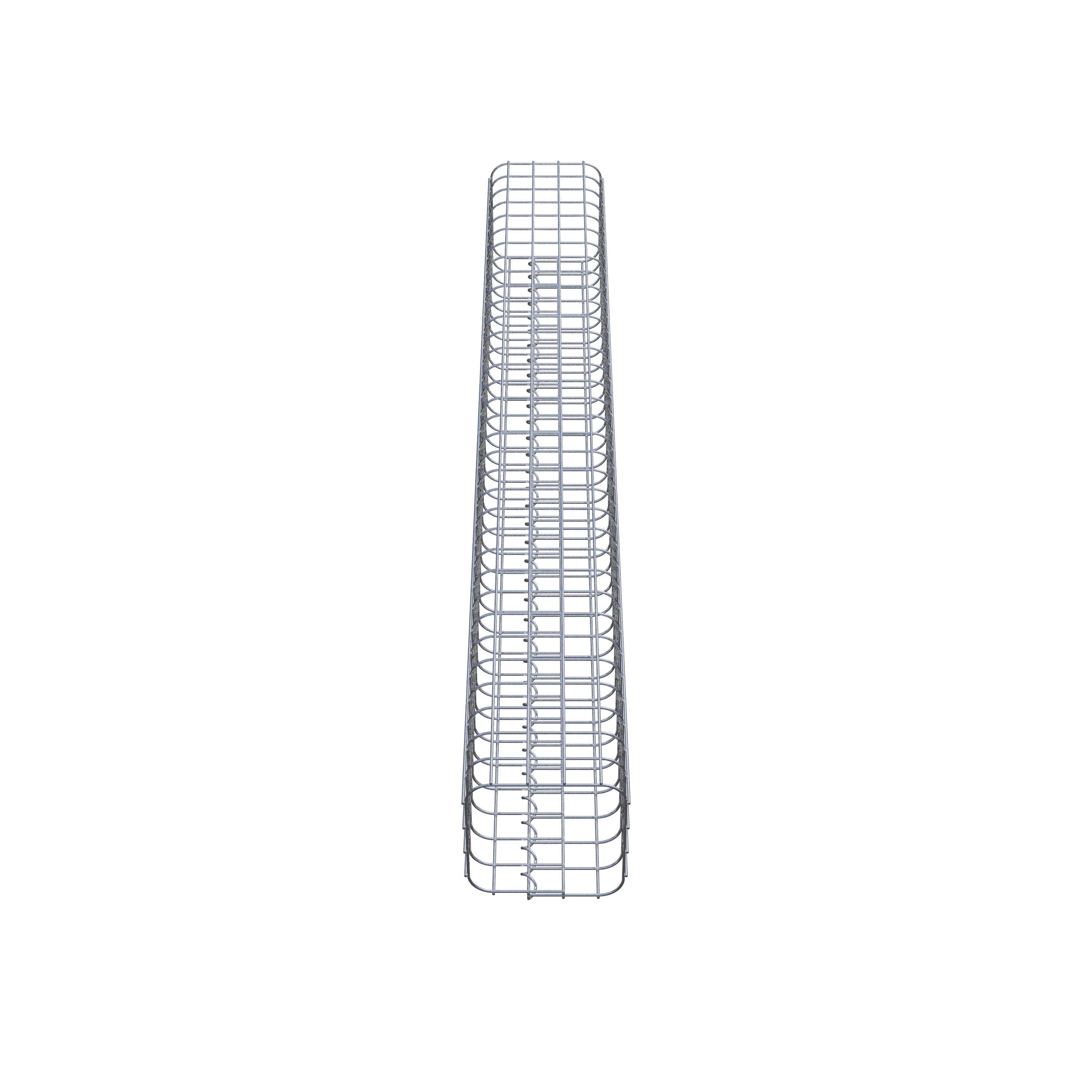 Colonne gabion 22 x 22 cm MW 5 x 5 cm carré