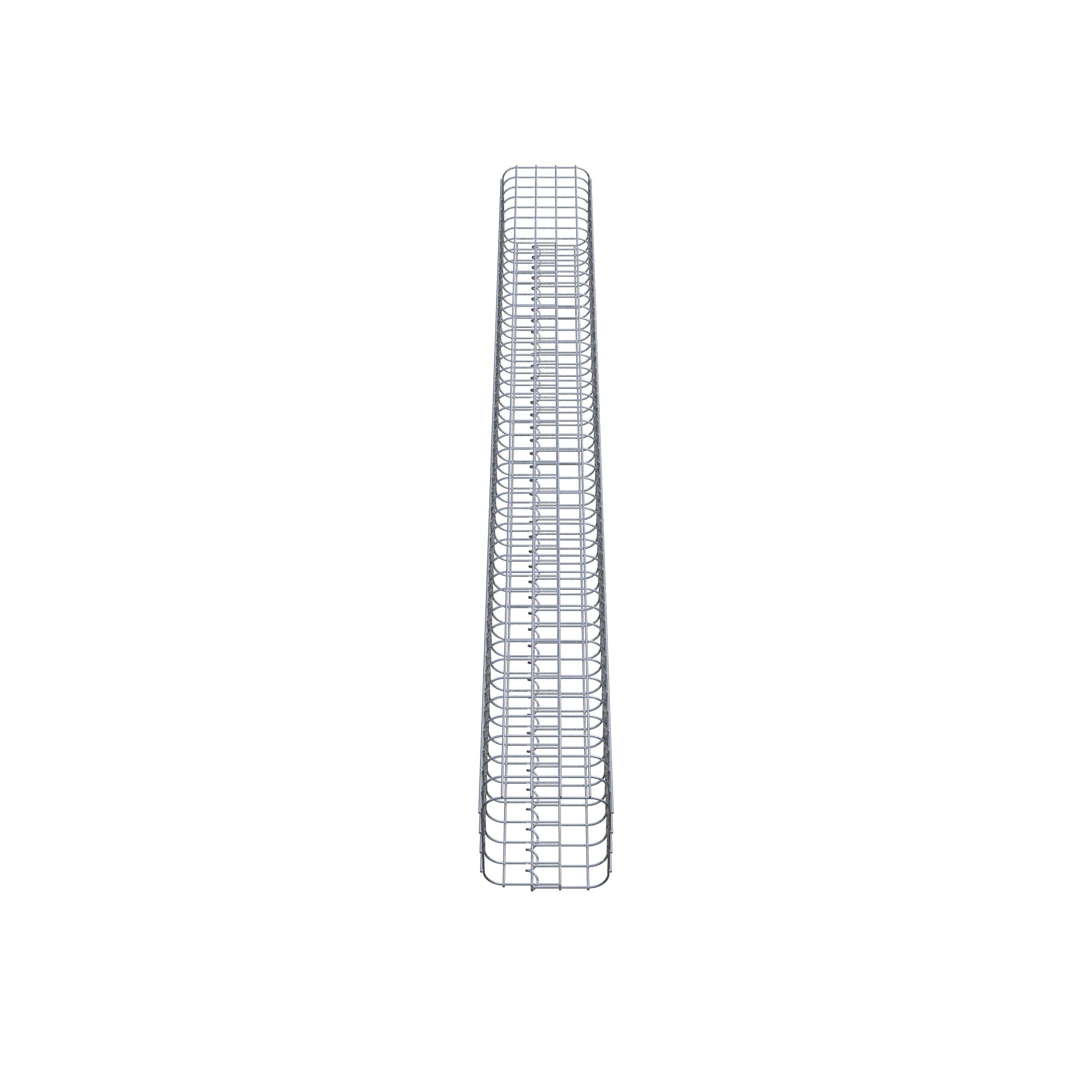 Colonne gabion 22 x 22 cm MW 5 x 5 cm carré