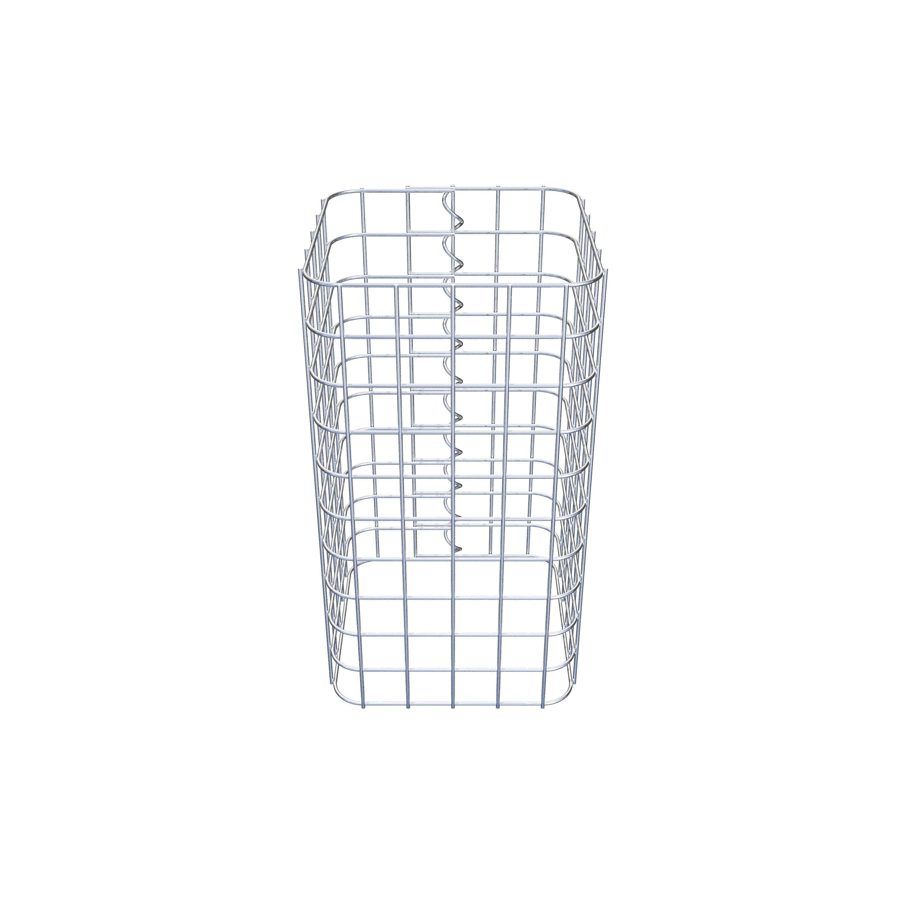 Colonne gabion 27 x 27 cm MW 5 x 5 cm carré