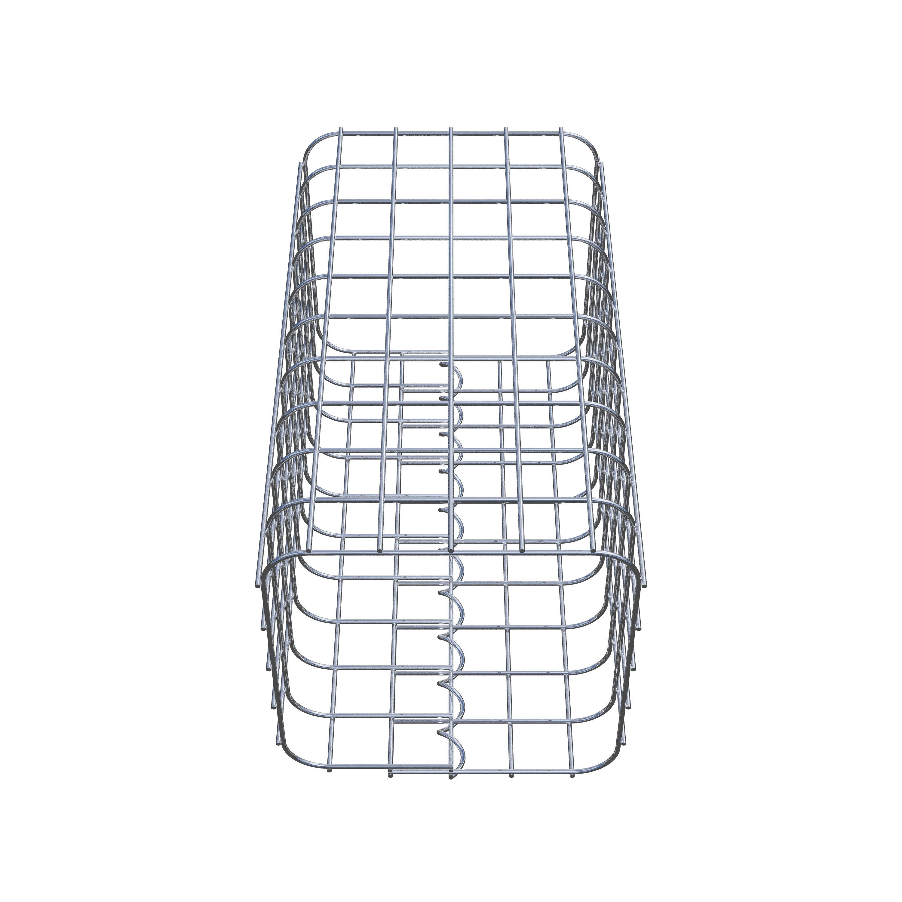 Colonne gabion 27 x 27 cm MW 5 x 5 cm carré