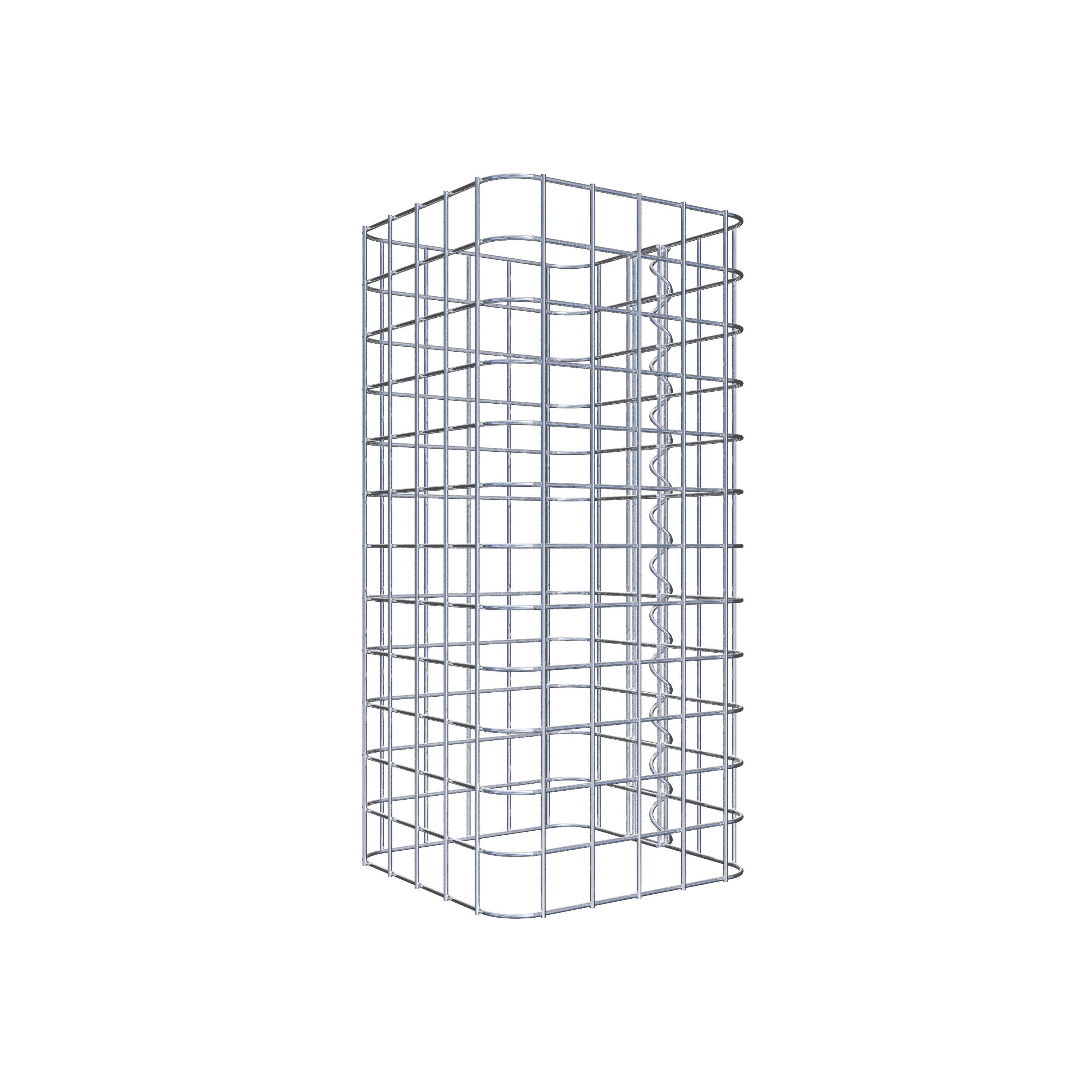 Colonne gabion 27 x 27 cm MW 5 x 5 cm carré