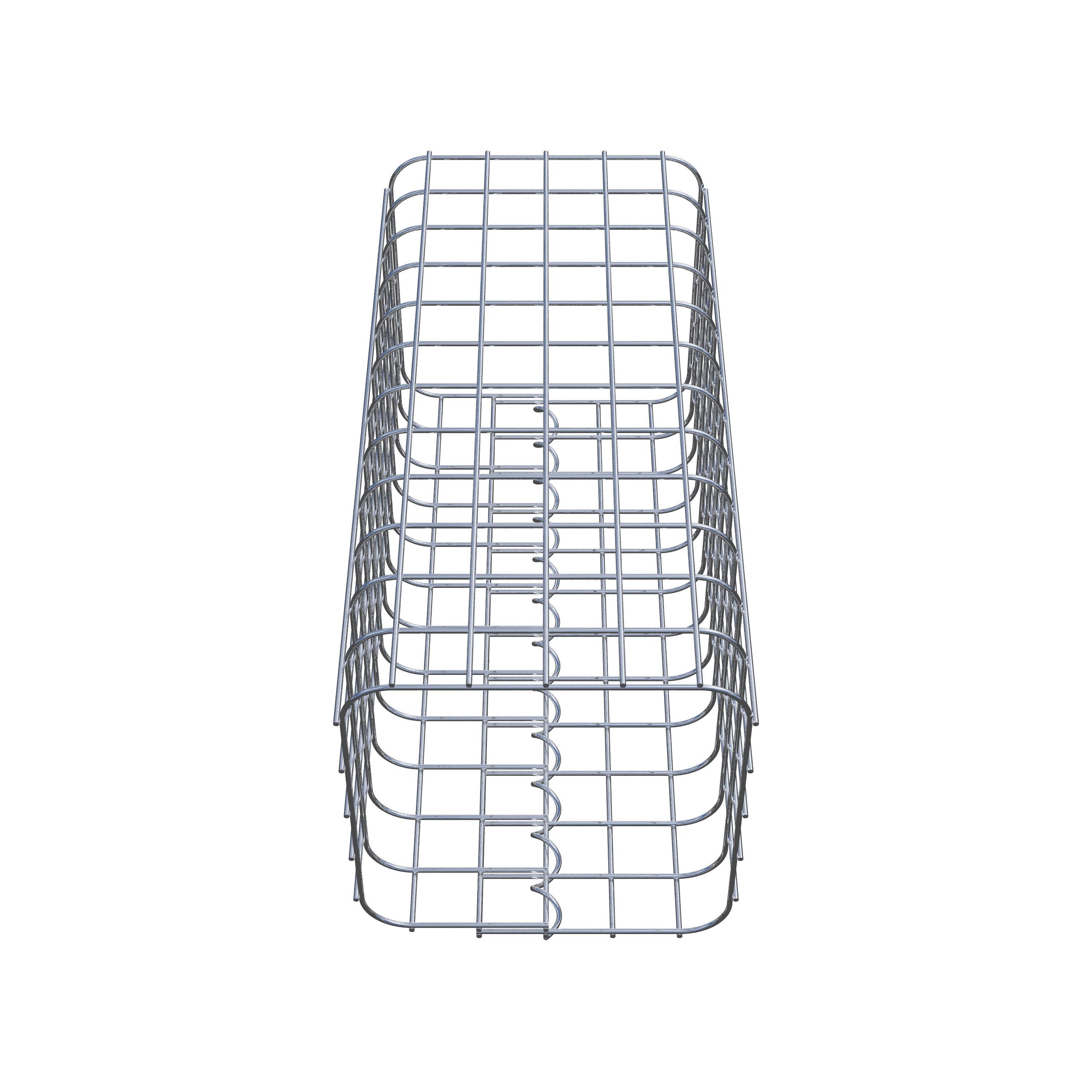 Colonne gabion 27 x 27 cm MW 5 x 5 cm carré