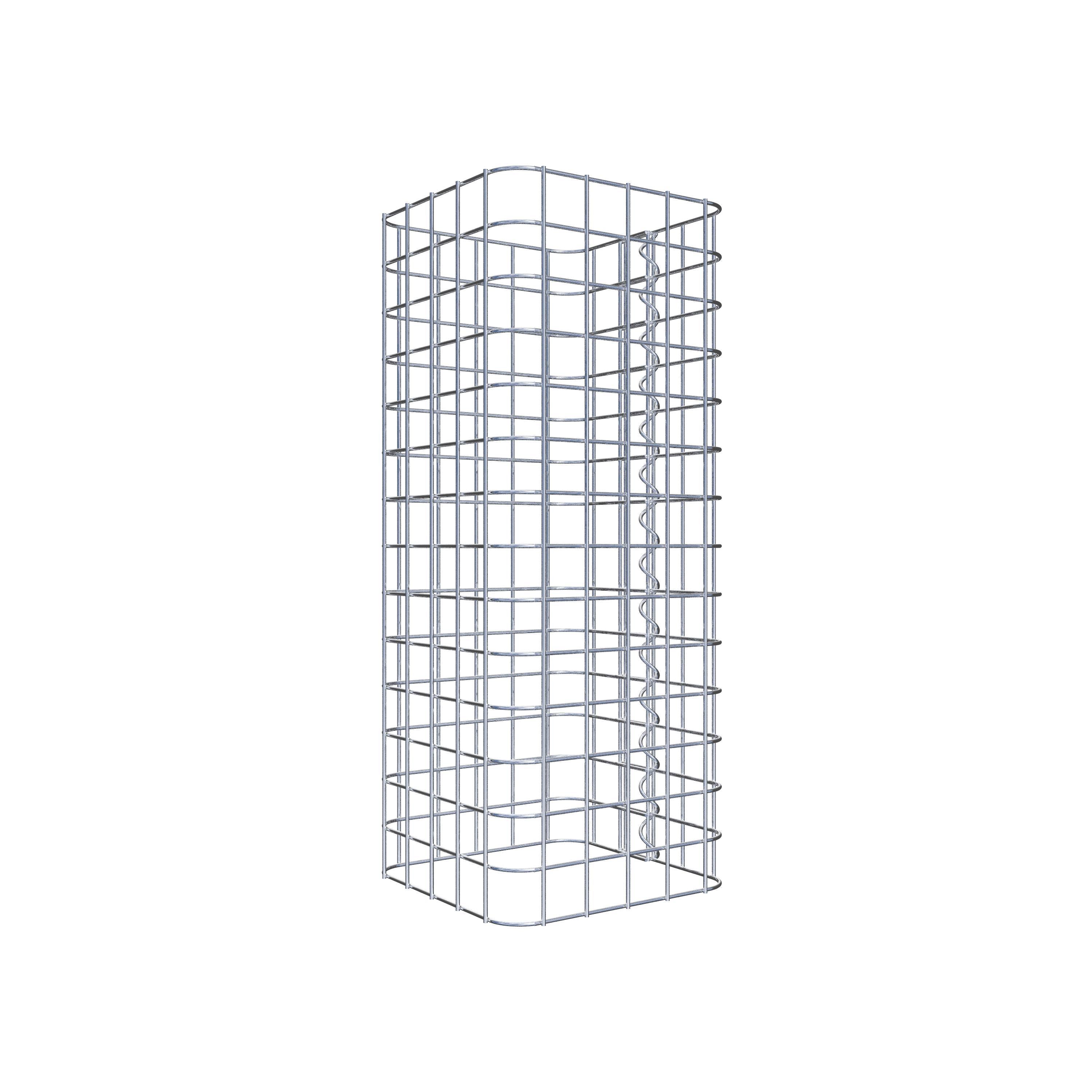 Colonne gabion 27 x 27 cm MW 5 x 5 cm carré