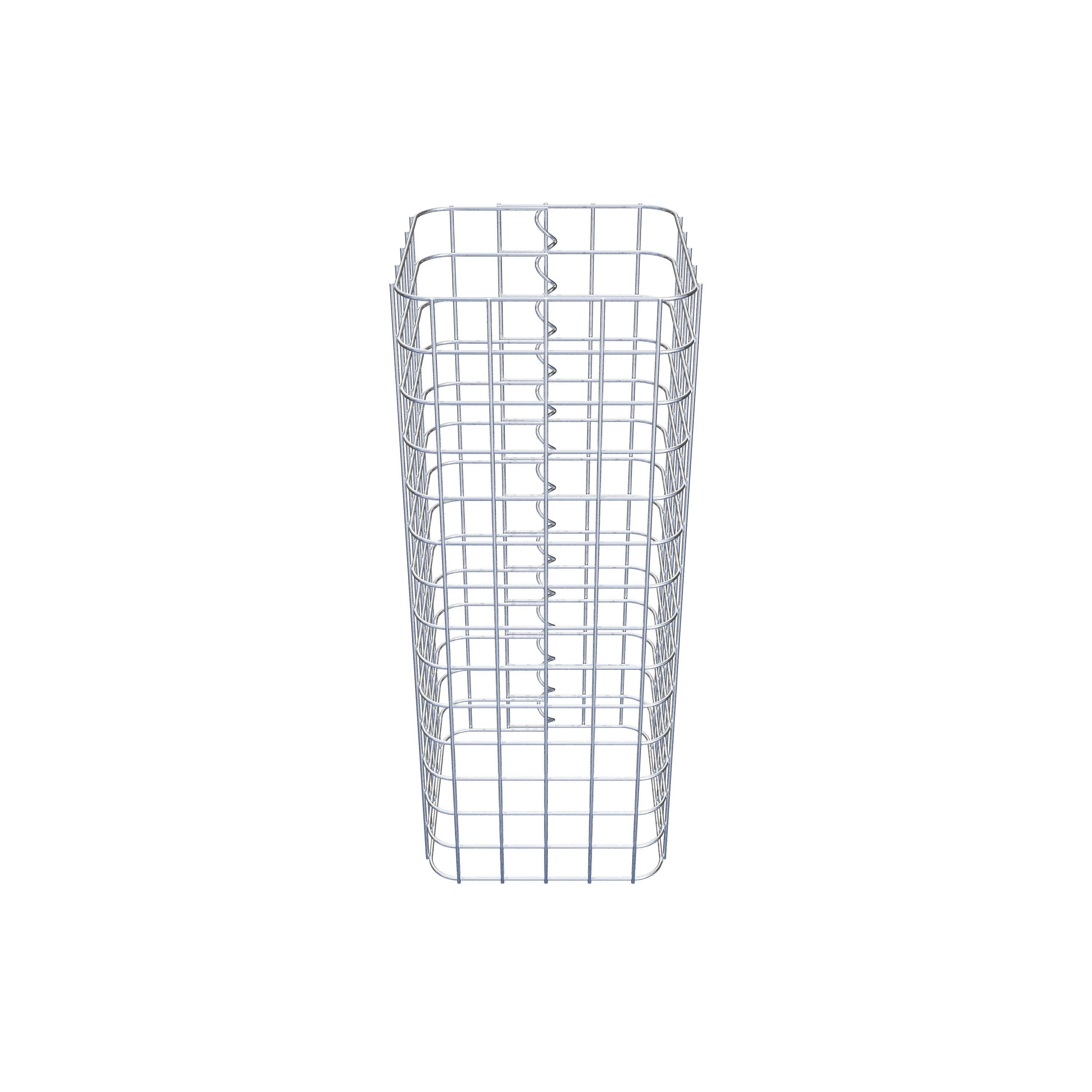 Colonne gabion 27 x 27 cm MW 5 x 5 cm carré