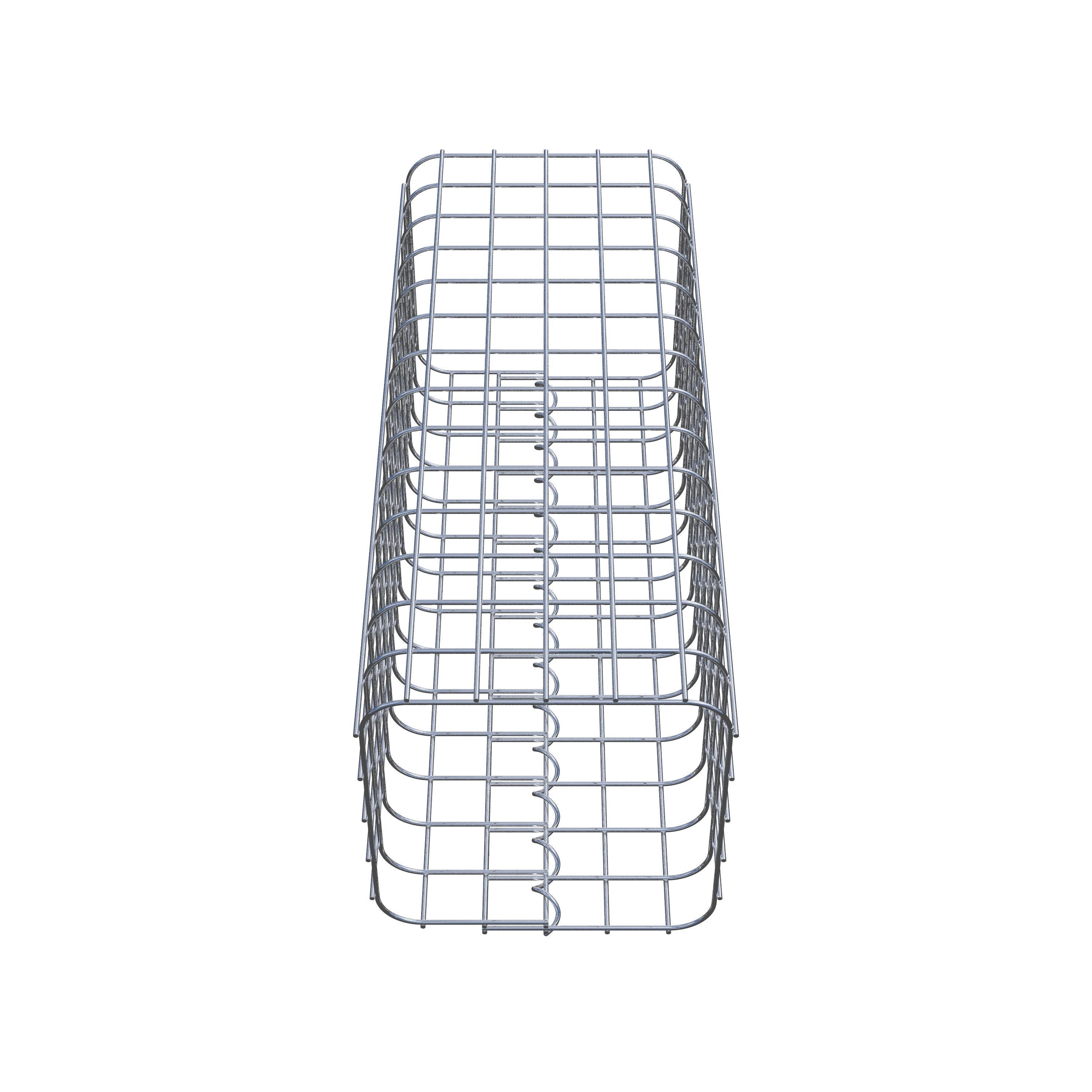 Colonne gabion 27 x 27 cm MW 5 x 5 cm carré