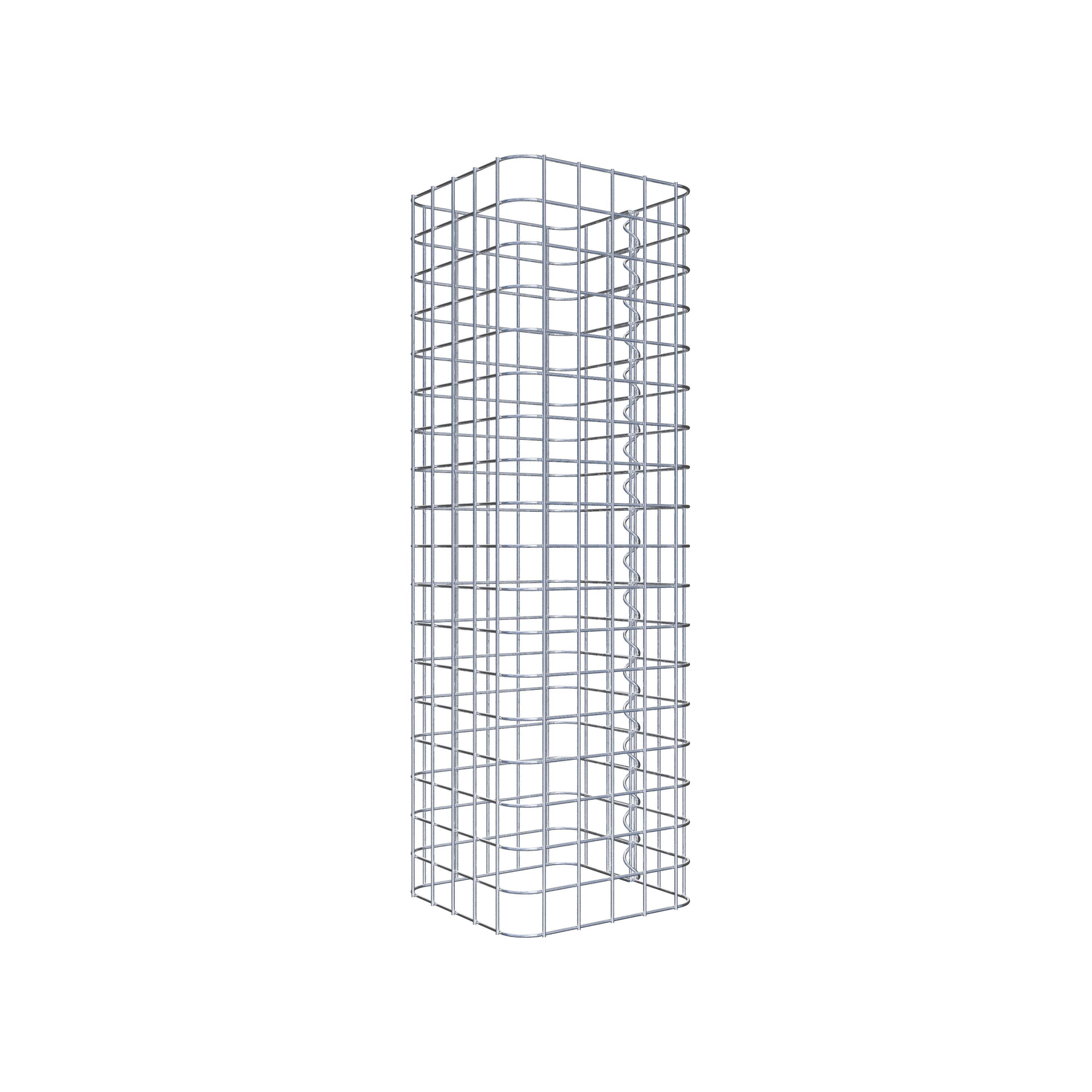 Colonne gabion 27 x 27 cm MW 5 x 5 cm carré