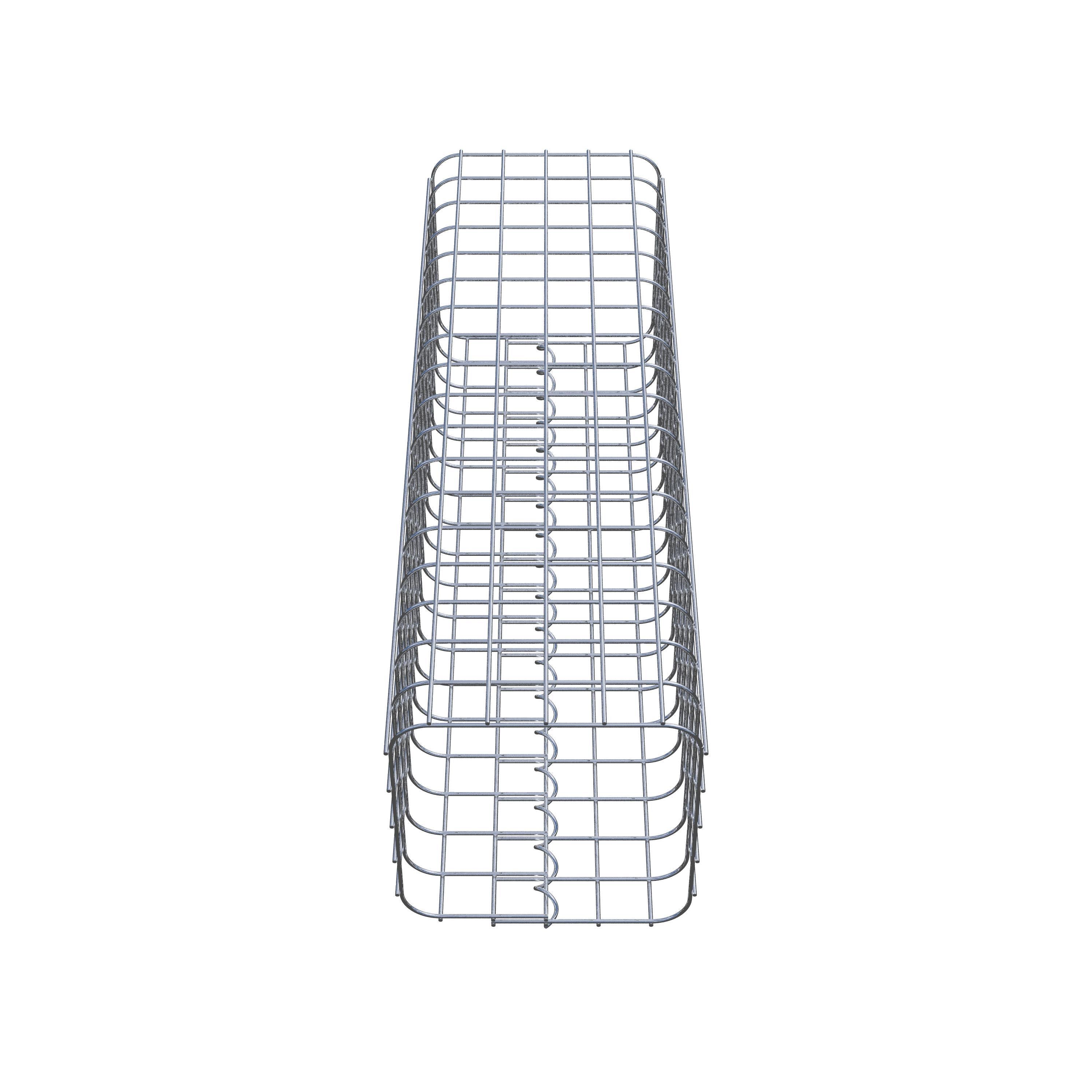 Colonne gabion 27 x 27 cm MW 5 x 5 cm carré