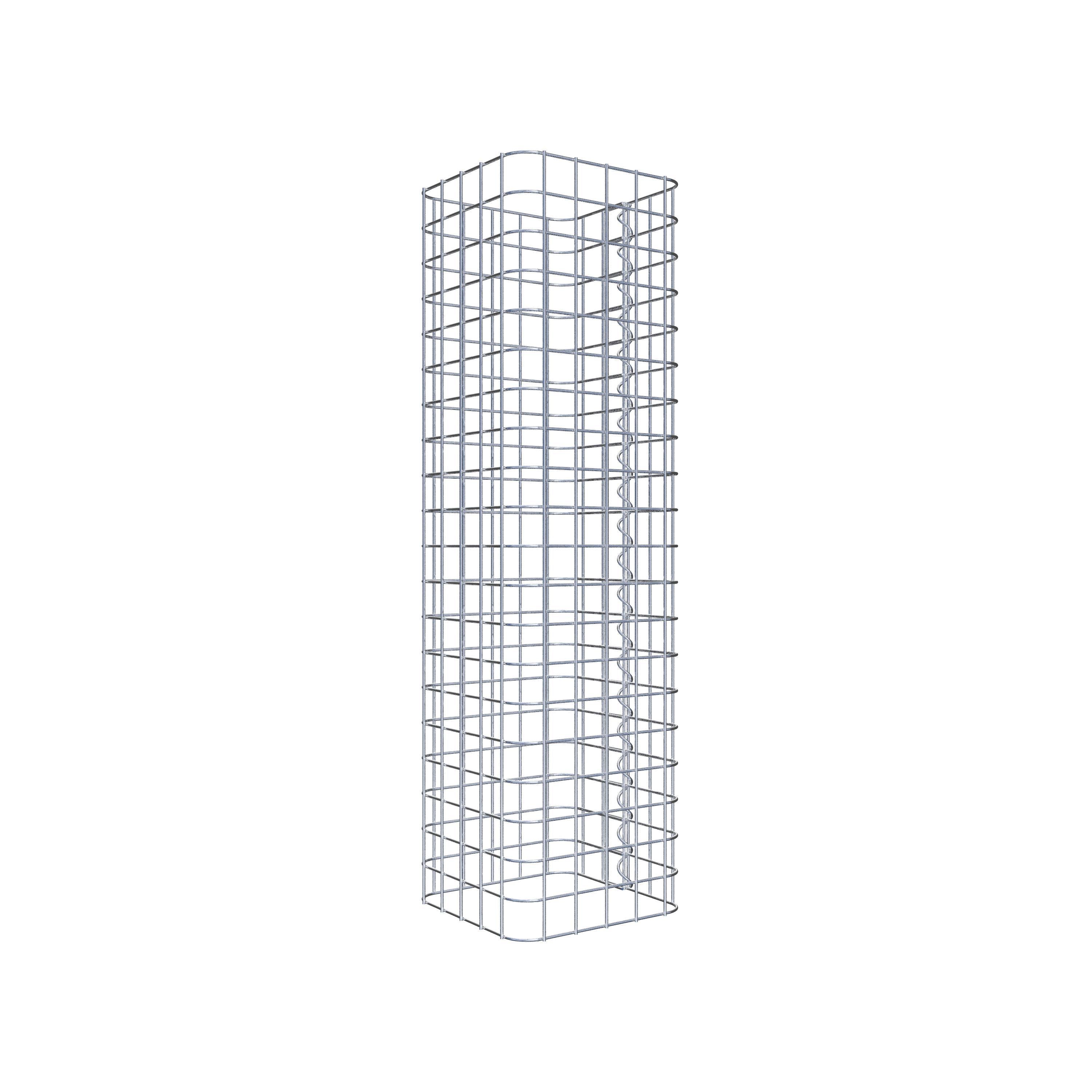 Colonne gabion 27 x 27 cm MW 5 x 5 cm carré