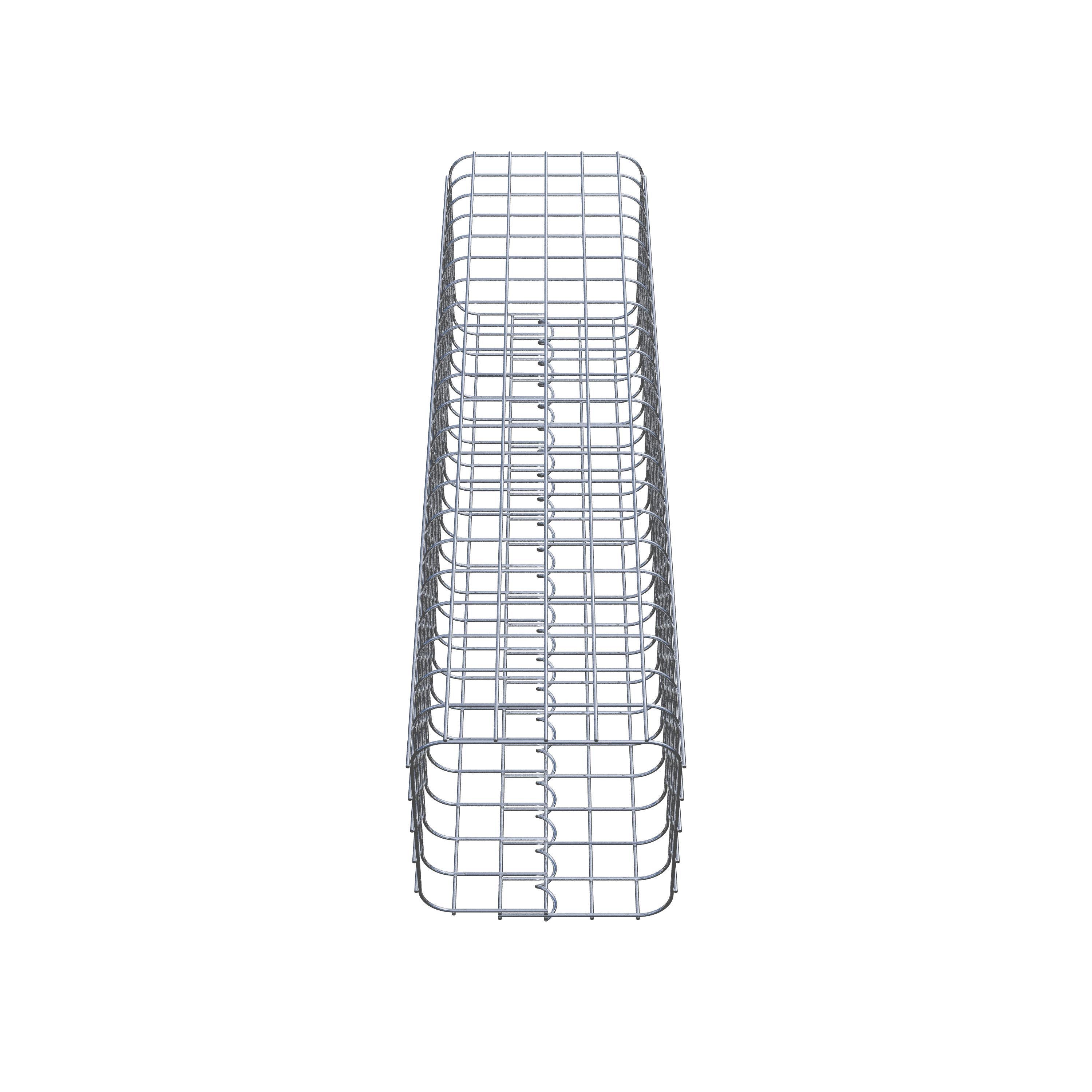 Colonne gabion 27 x 27 cm MW 5 x 5 cm carré