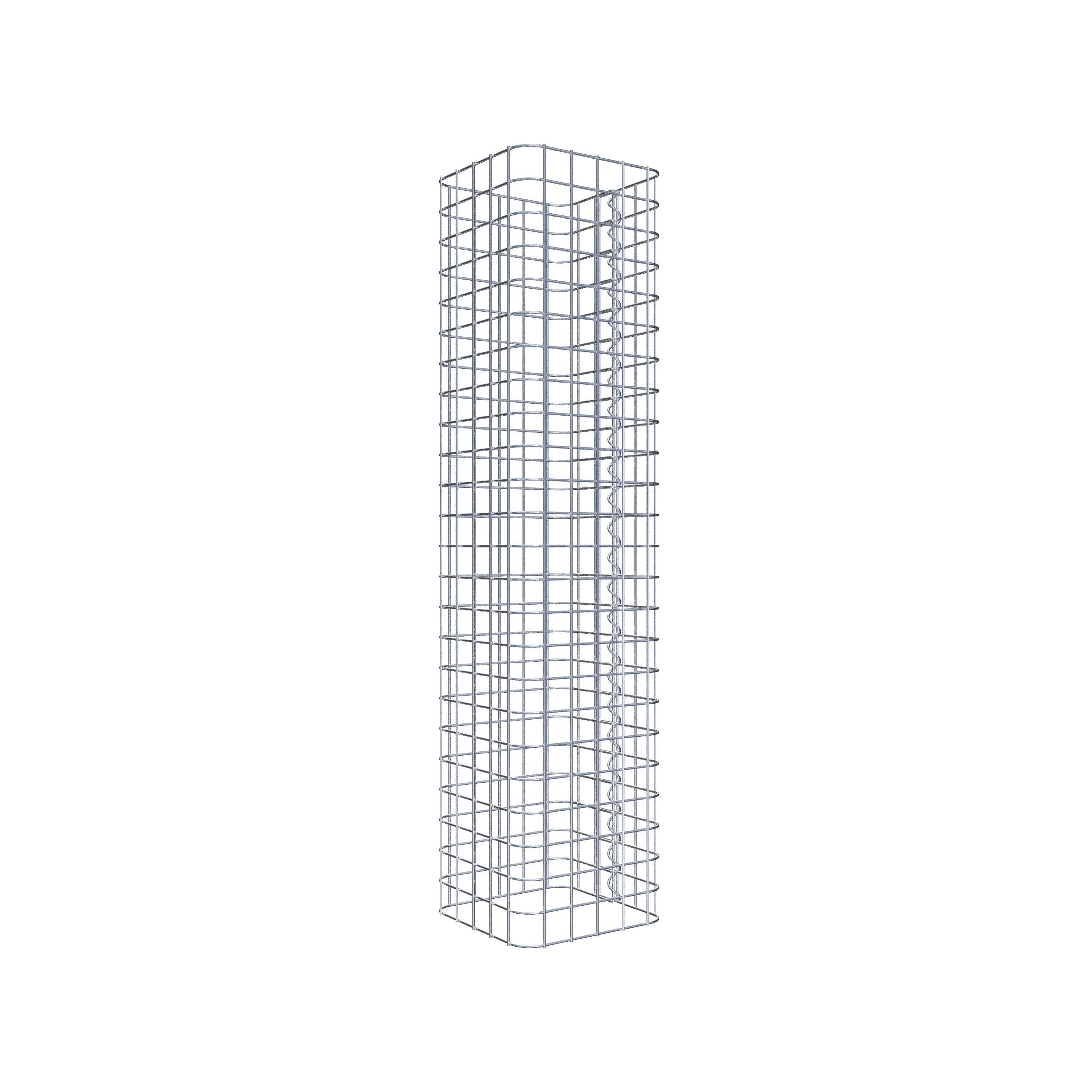 Colonne gabion 27 x 27 cm MW 5 x 5 cm carré