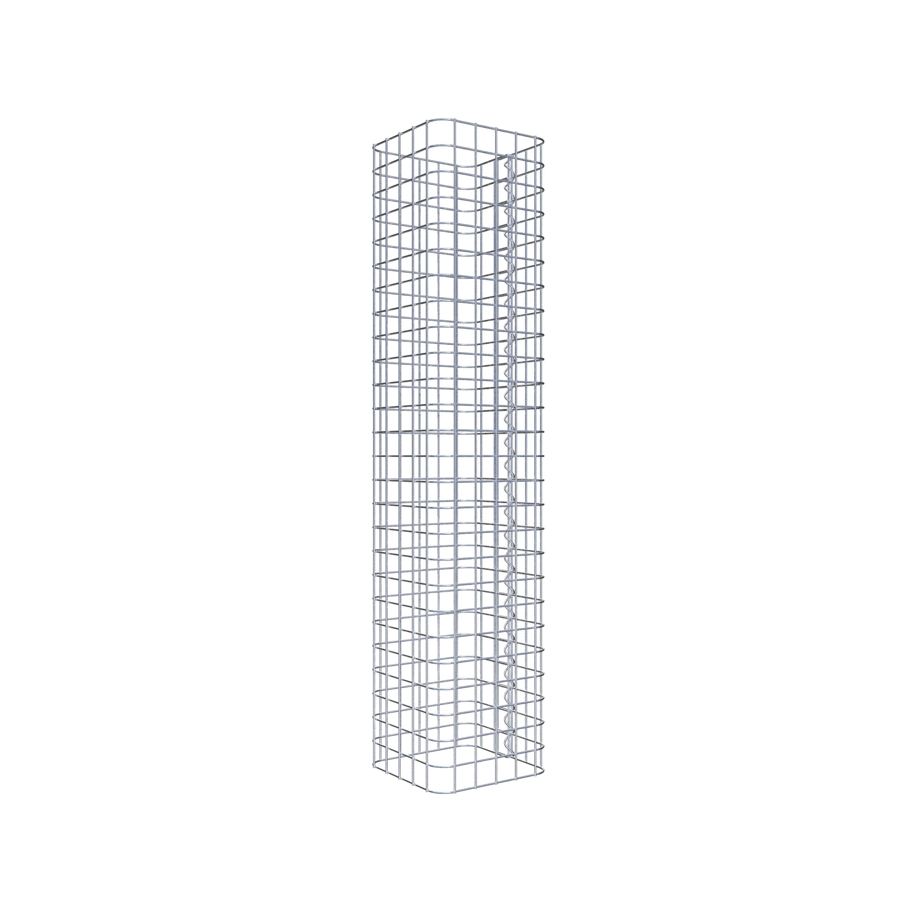 Colonne gabion 27 x 27 cm MW 5 x 5 cm carré