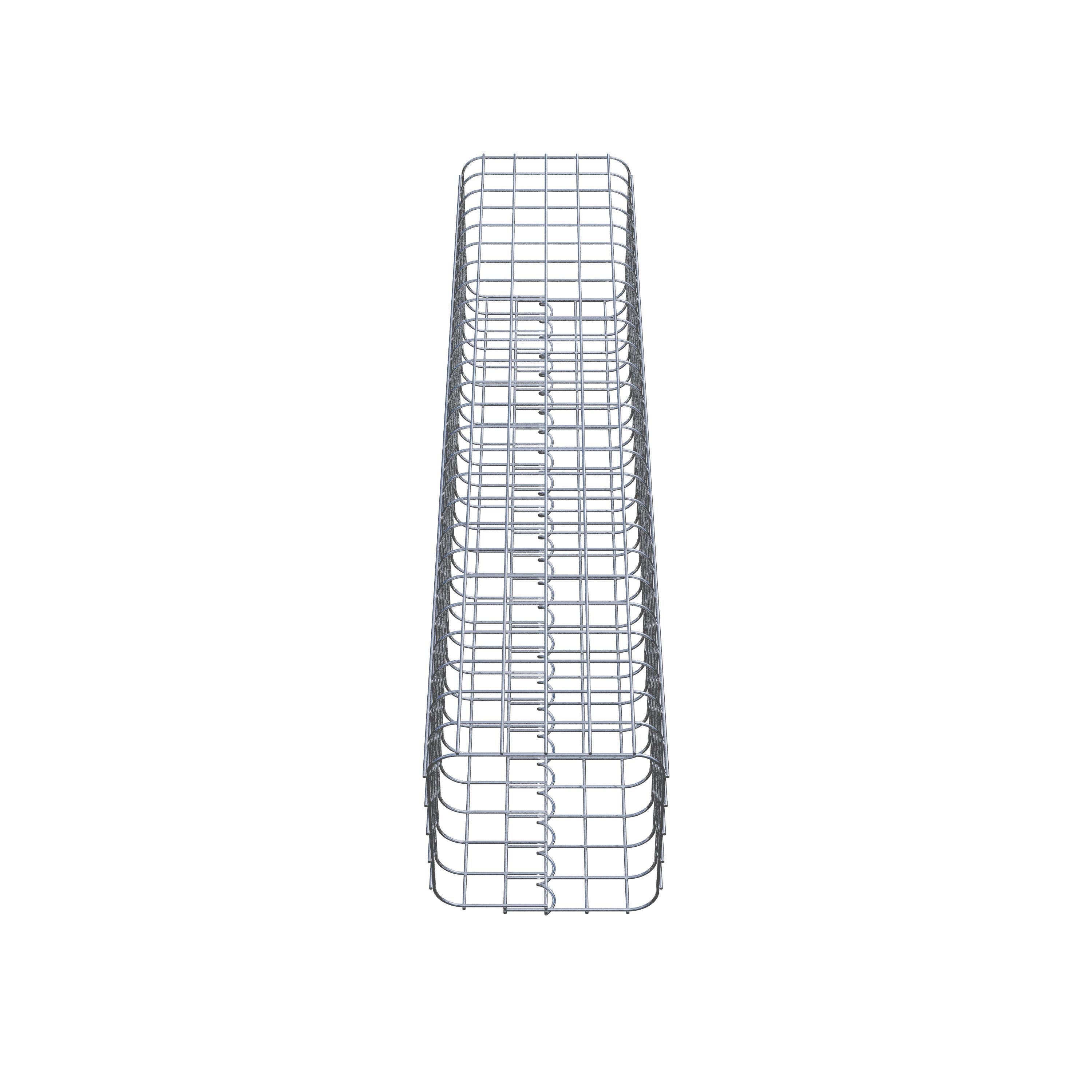 Colonne gabion 27 x 27 cm MW 5 x 5 cm carré