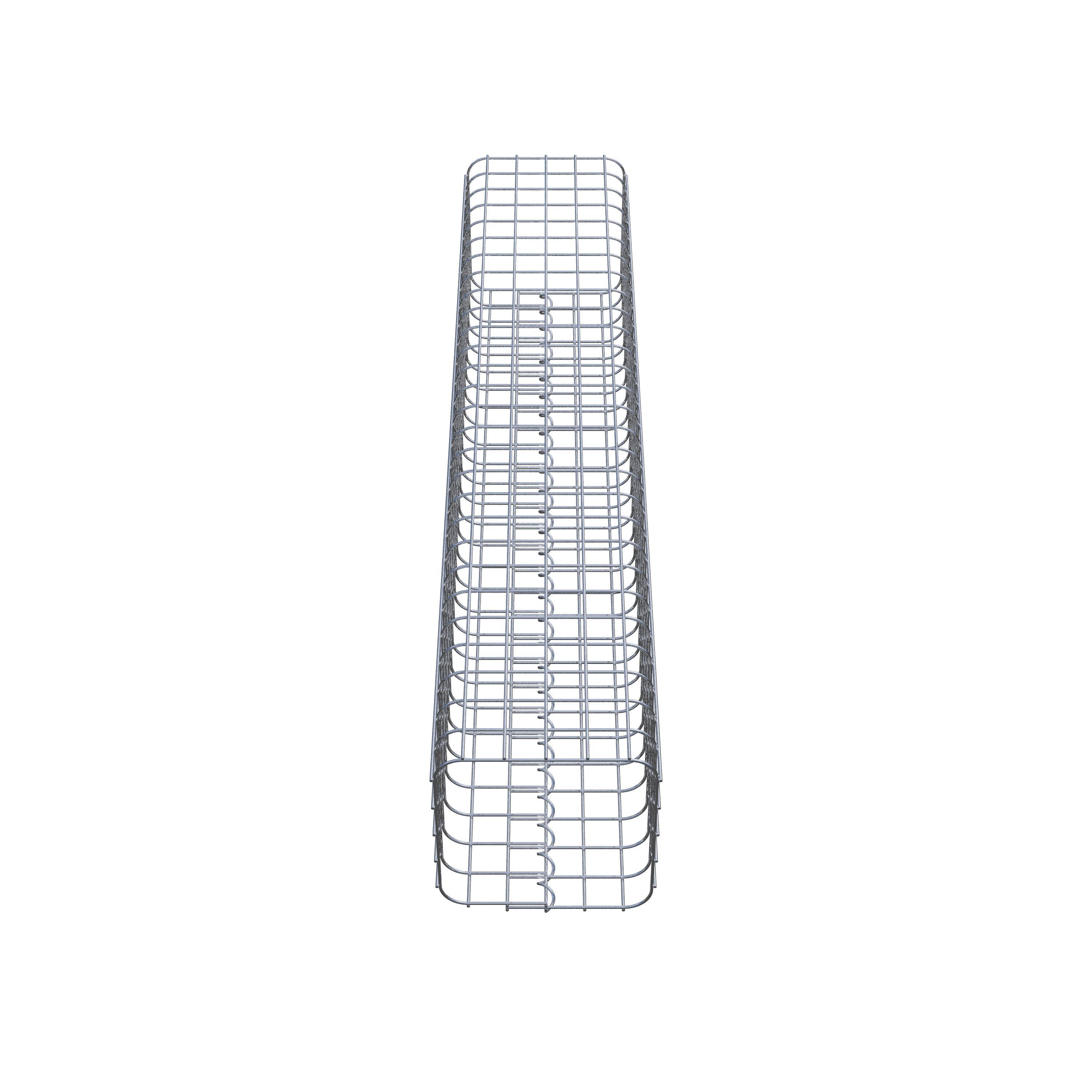 Colonne gabion 27 x 27 cm MW 5 x 5 cm carré