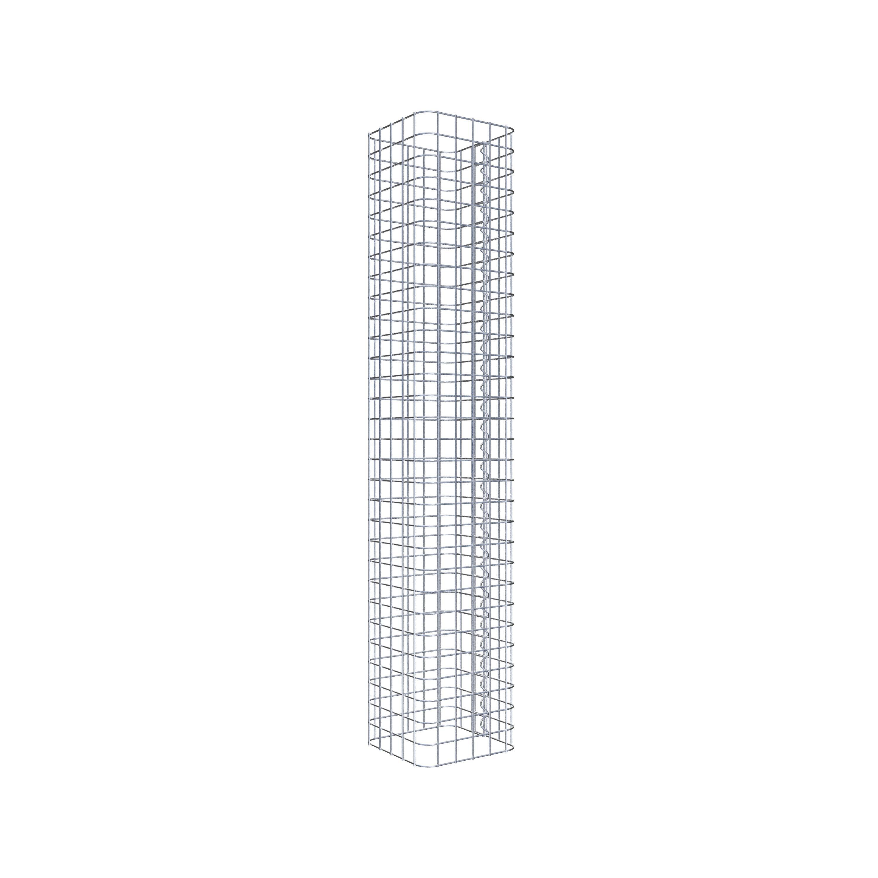 Colonne gabion 27 x 27 cm MW 5 x 5 cm carré