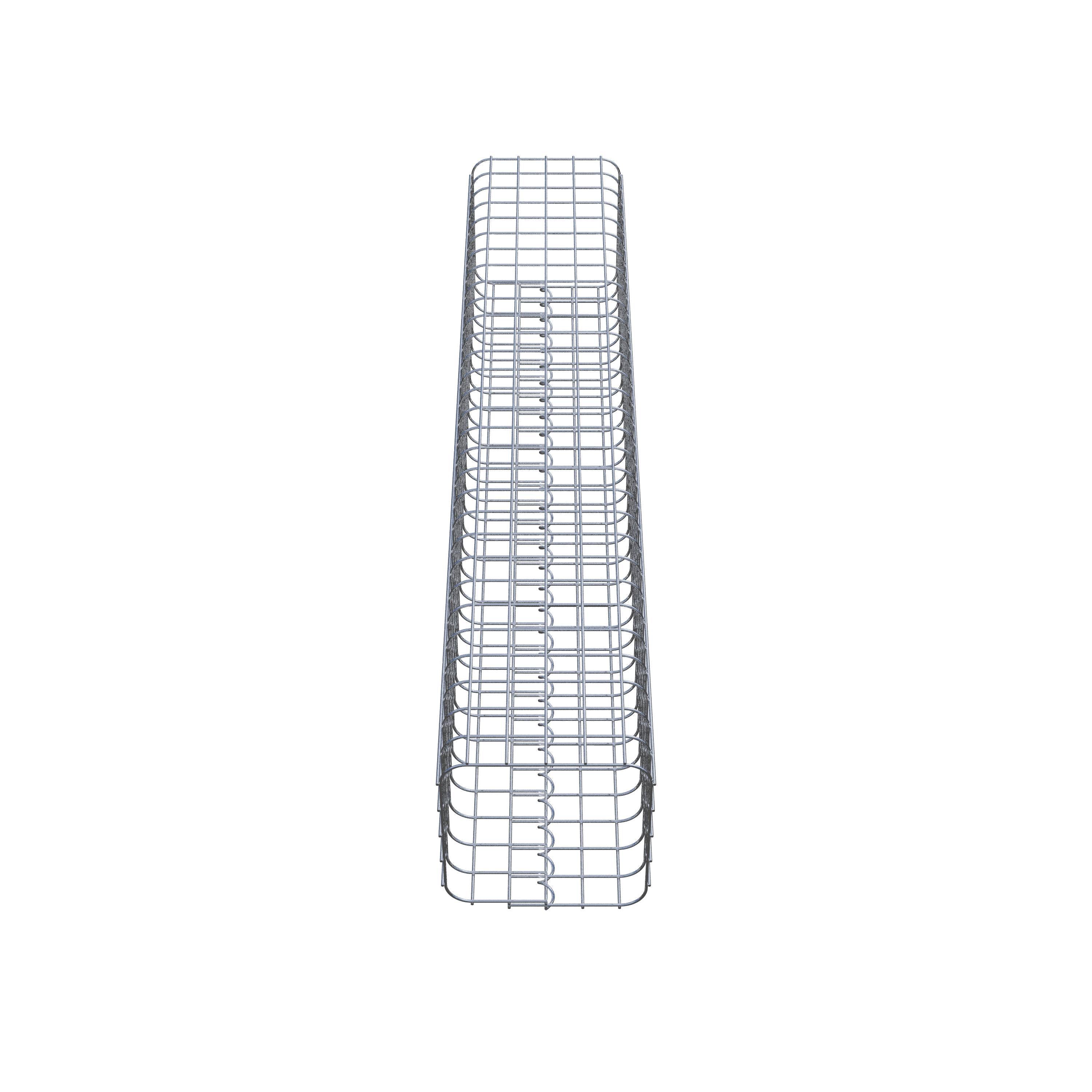 Colonne gabion 27 x 27 cm MW 5 x 5 cm carré