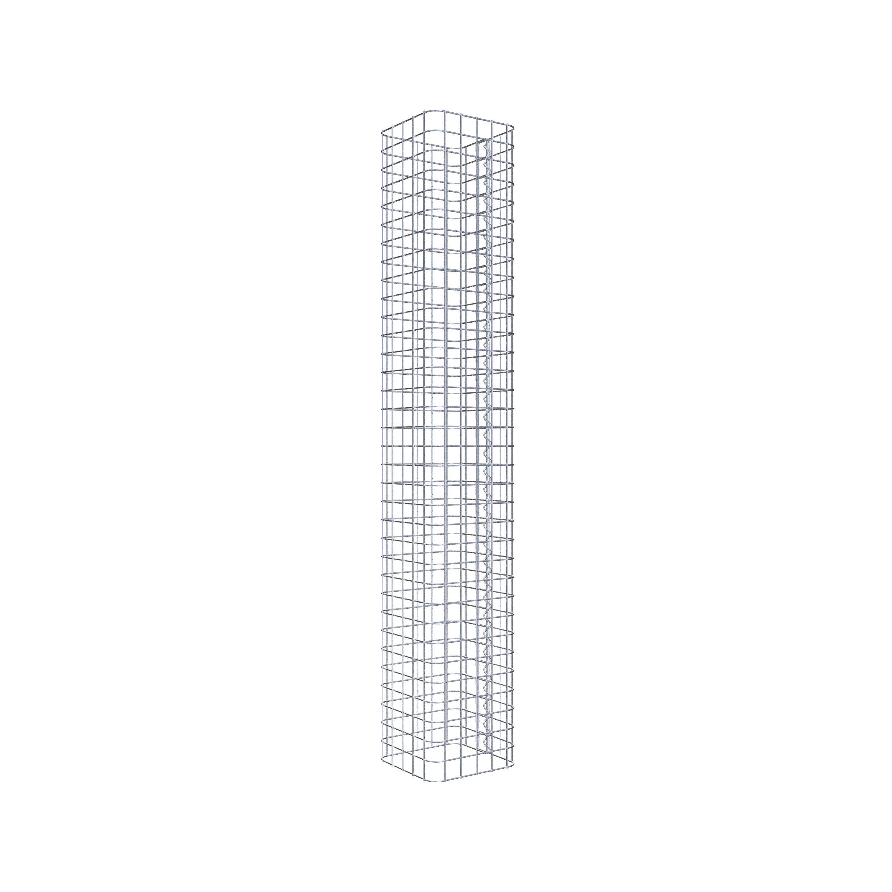 Colonne gabion 27 x 27 cm MW 5 x 5 cm carré