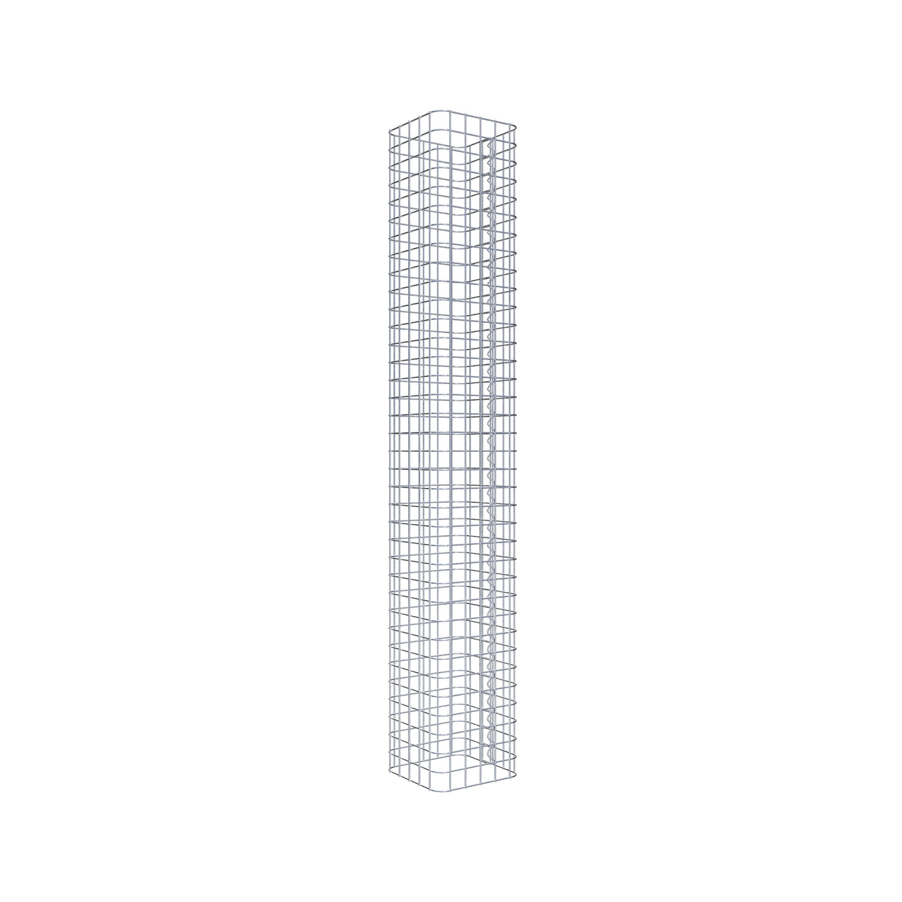 Colonne gabion 27 x 27 cm MW 5 x 5 cm carré