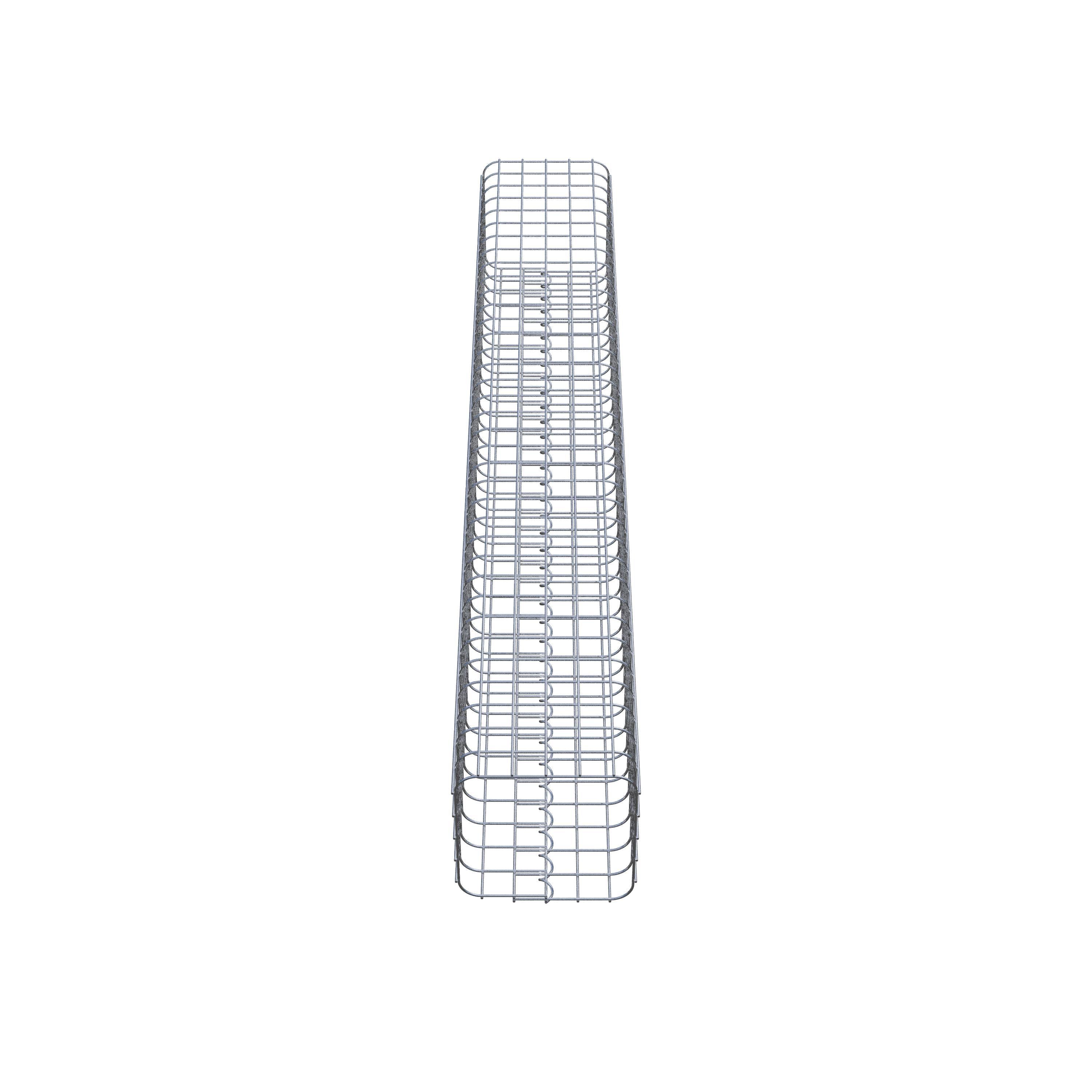 Colonne gabion 27 x 27 cm MW 5 x 5 cm carré