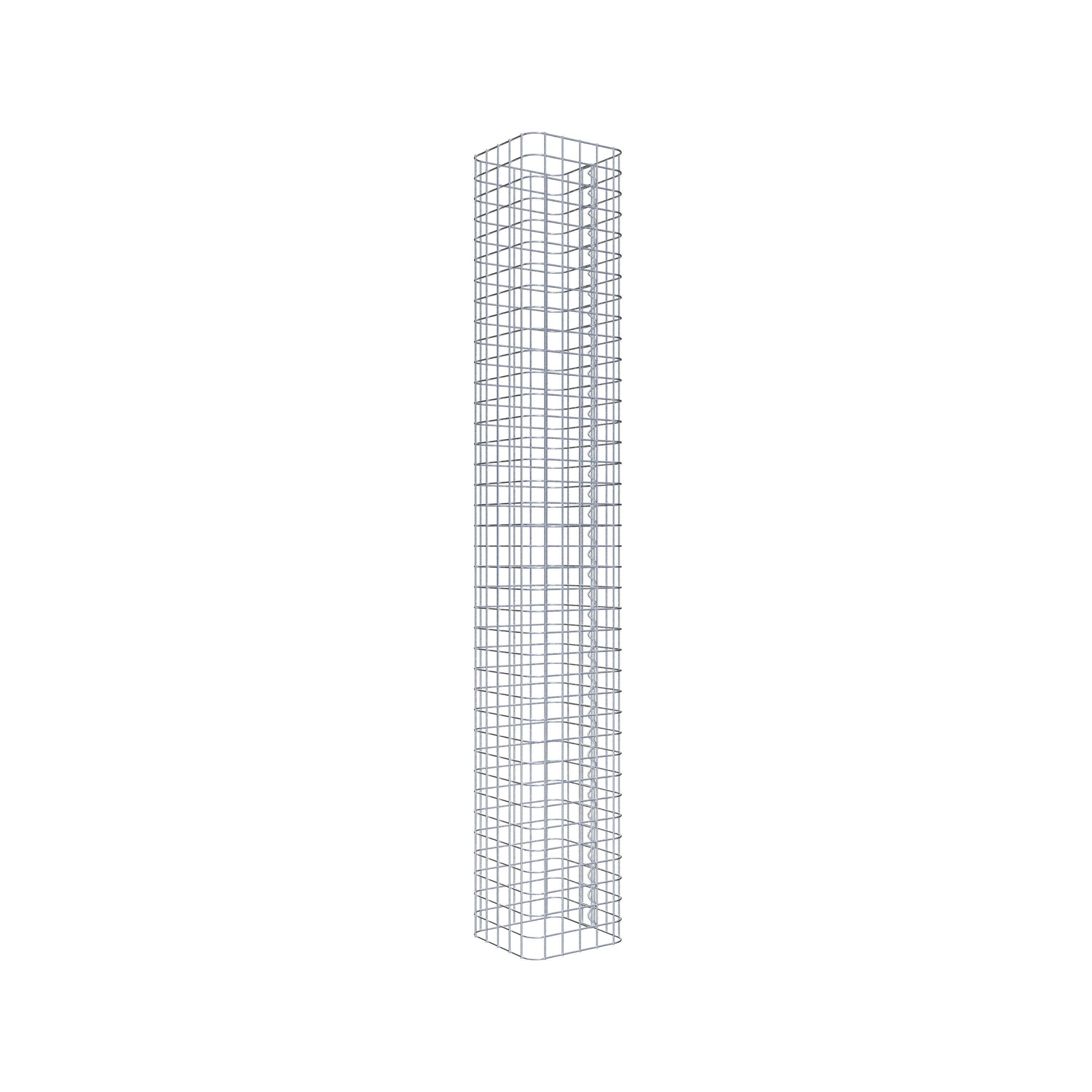 Colonne gabion 27 x 27 cm MW 5 x 5 cm carré