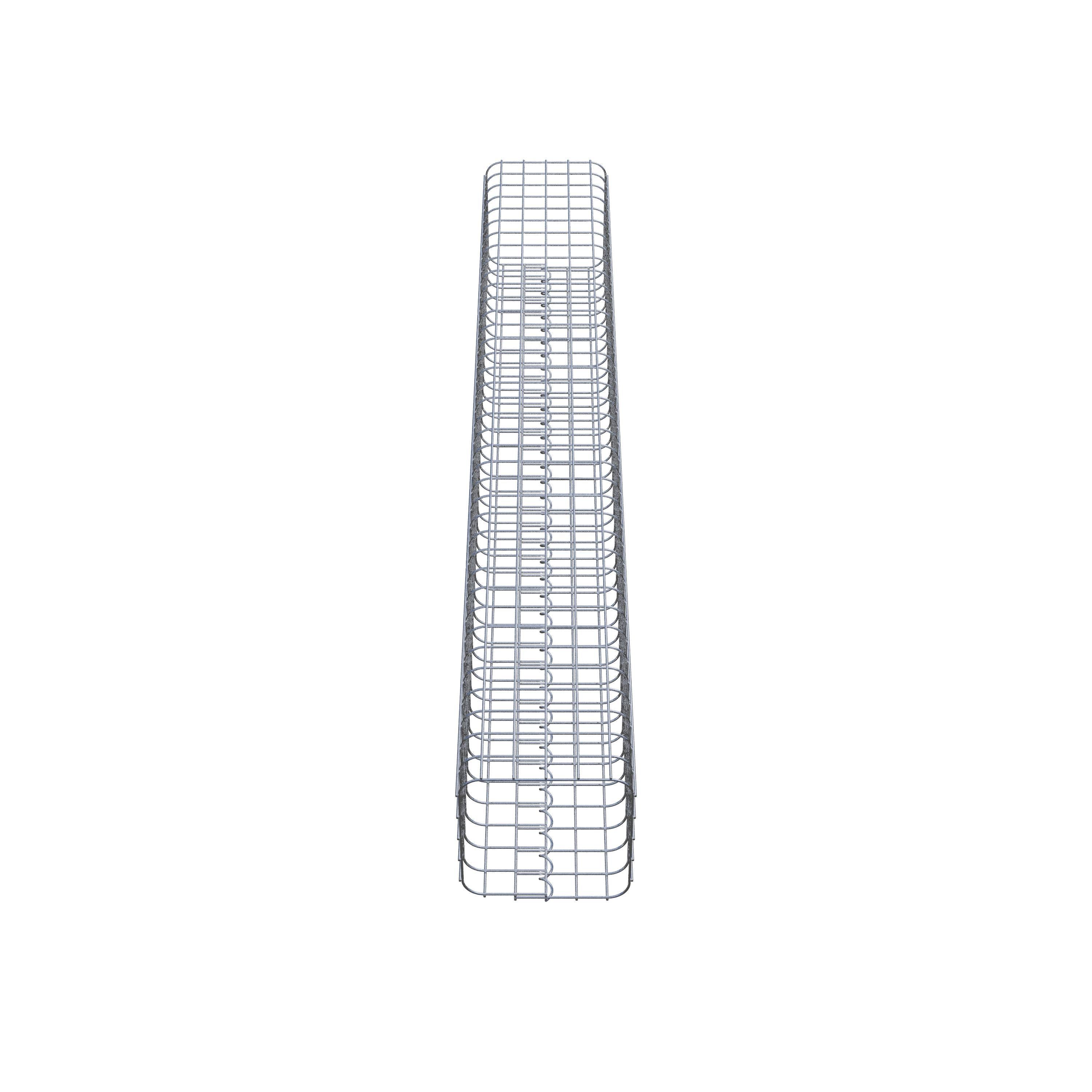 Colonne gabion 27 x 27 cm MW 5 x 5 cm carré