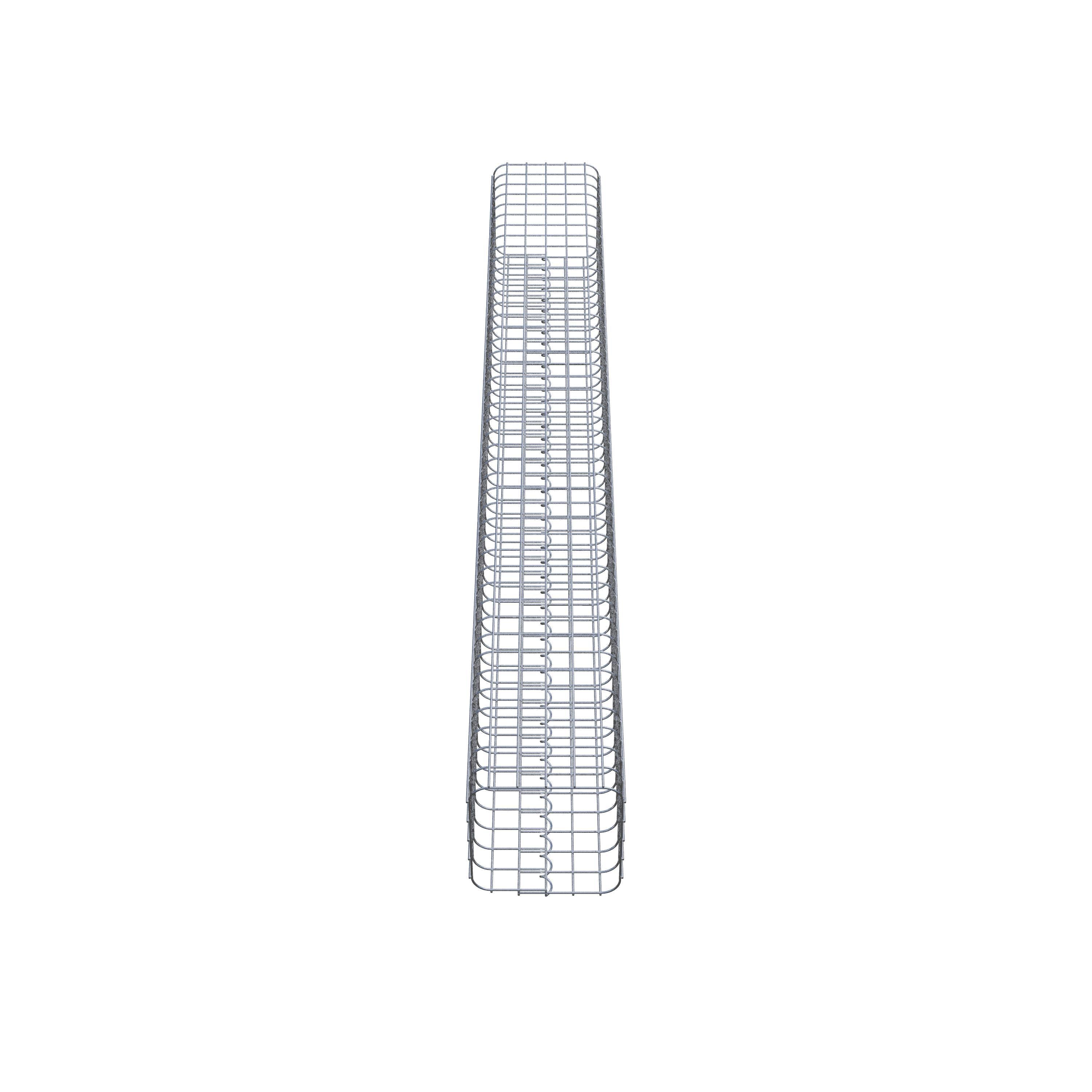 Colonne gabion 27 x 27 cm MW 5 x 5 cm carré