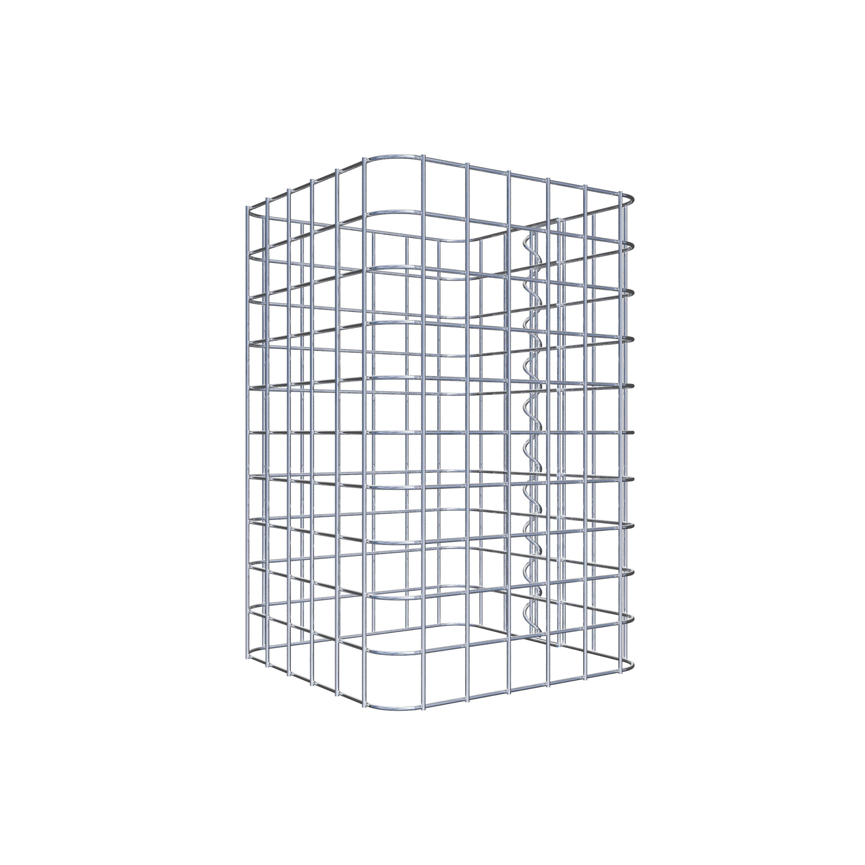 Colonne gabion 32 x 32 cm MW 5 x 5 cm carré