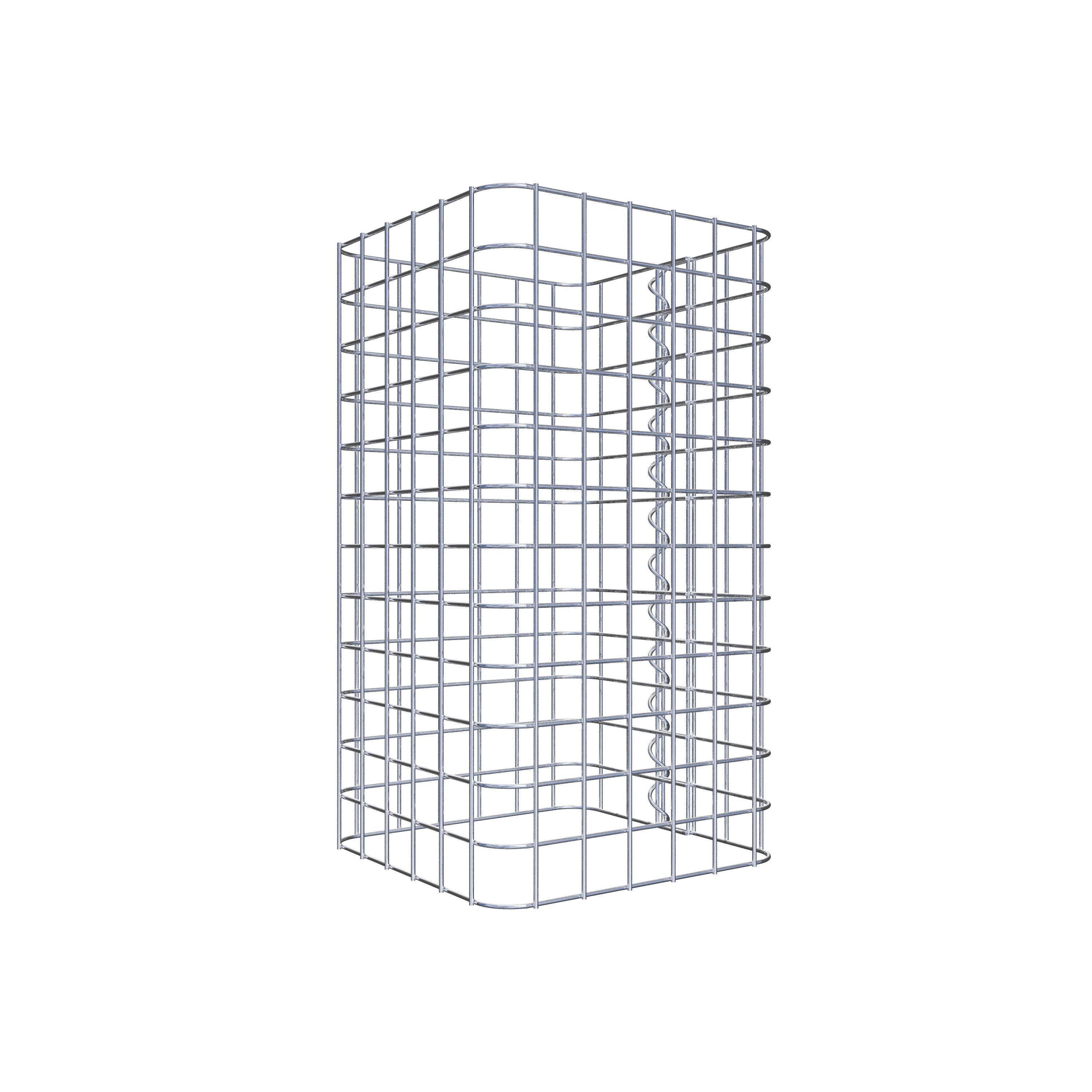 Colonne gabion 32 x 32 cm MW 5 x 5 cm carré