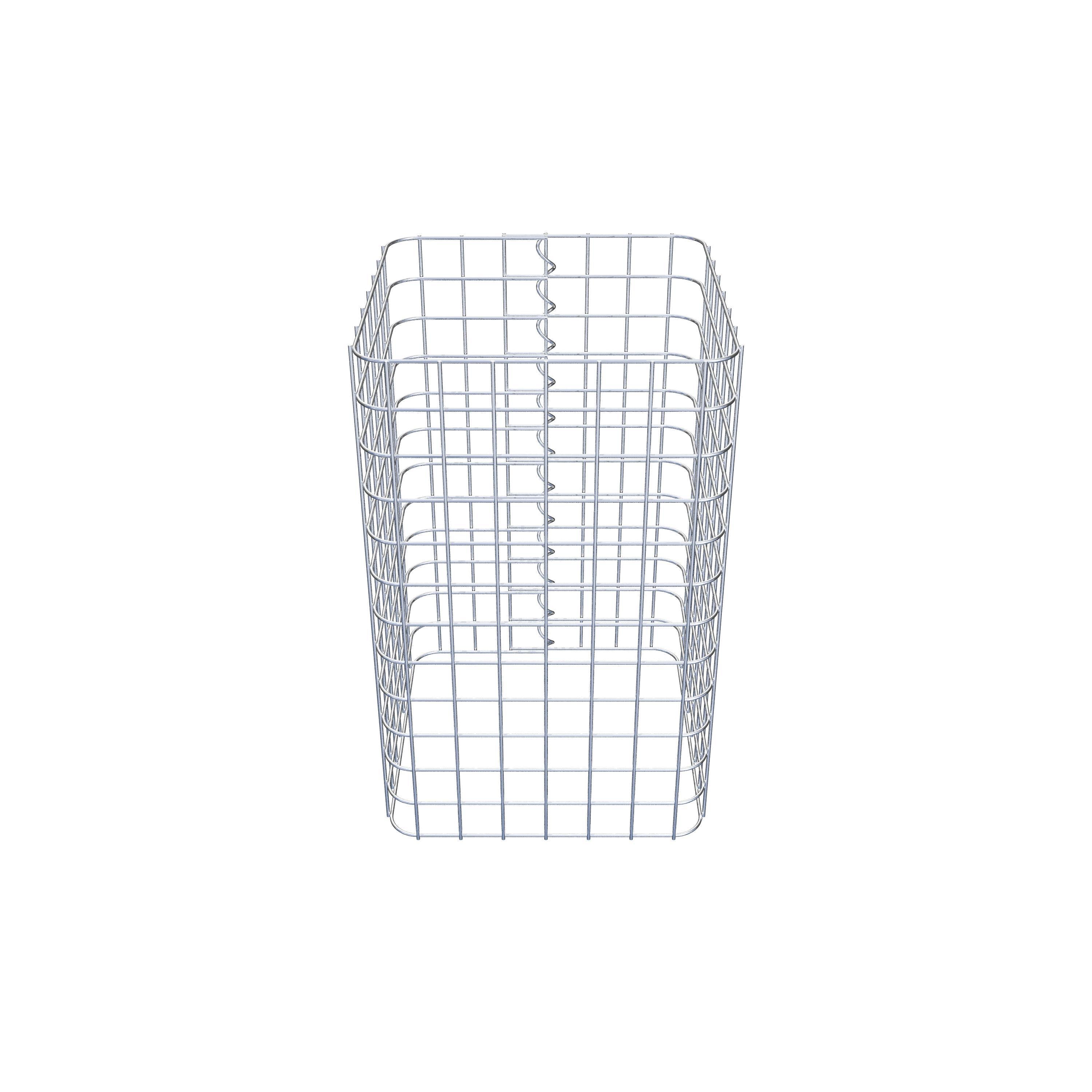 Colonne gabion 37 x 37 cm MW 5 x 5 cm carré