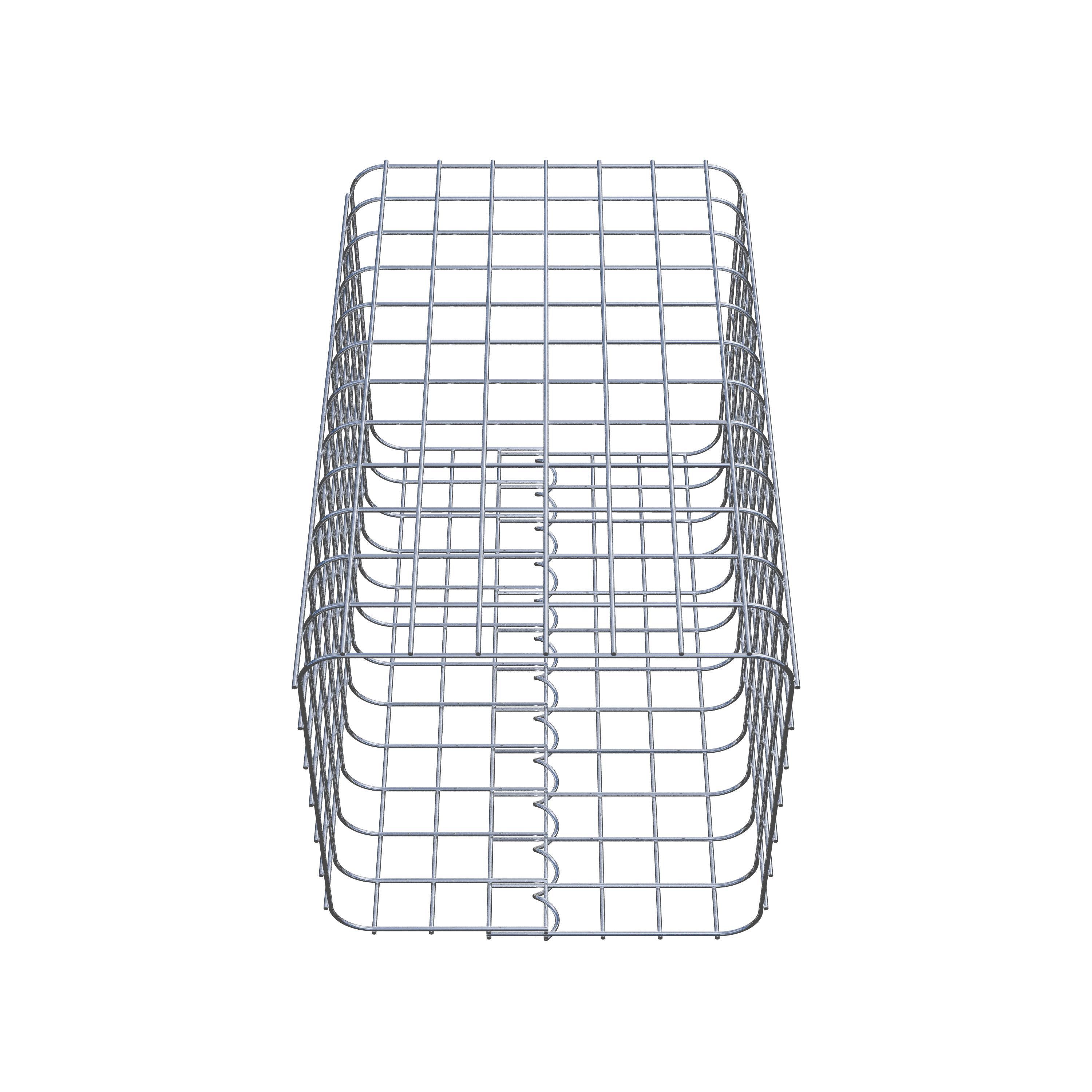 Colonne gabion 37 x 37 cm MW 5 x 5 cm carré