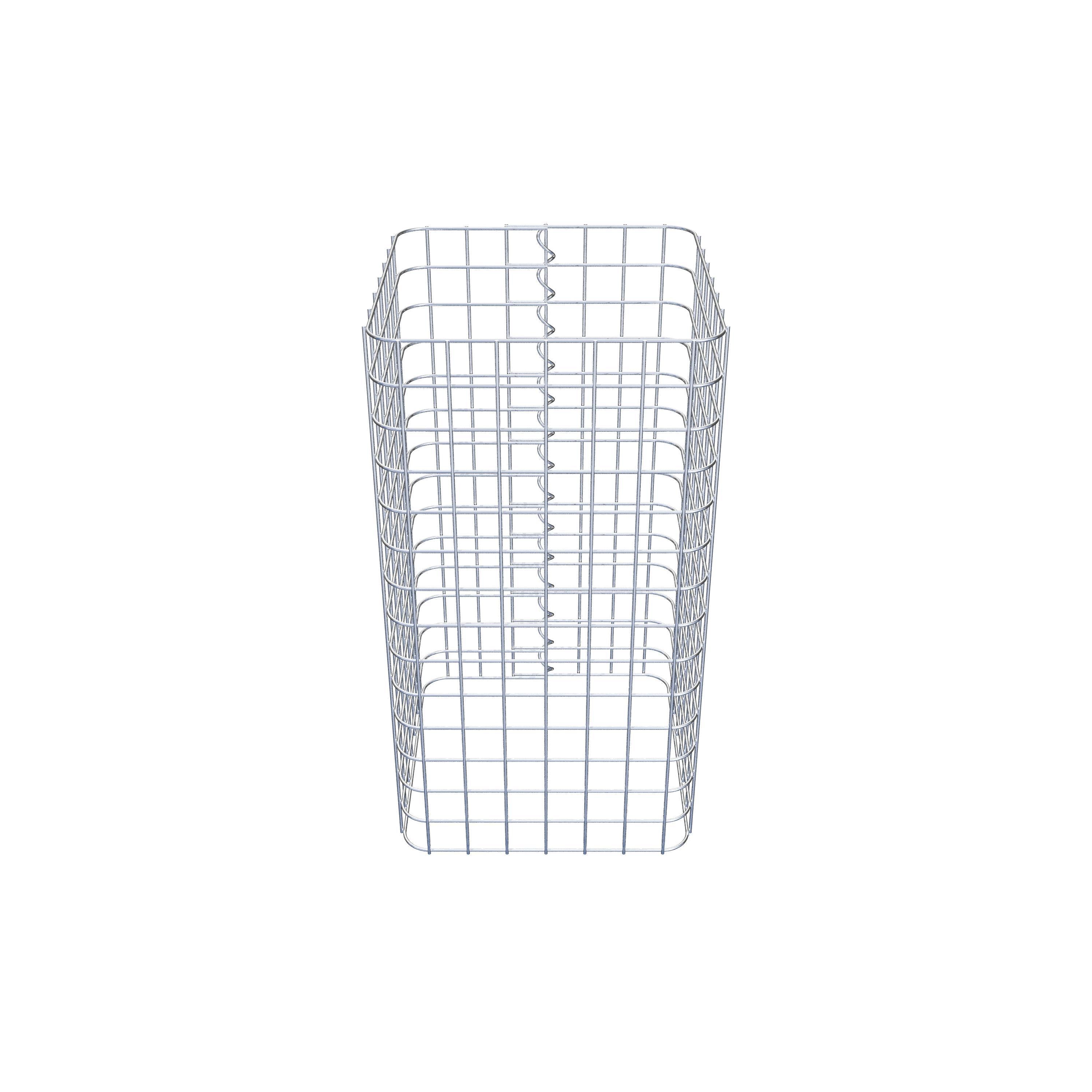 Colonne gabion 37 x 37 cm MW 5 x 5 cm carré