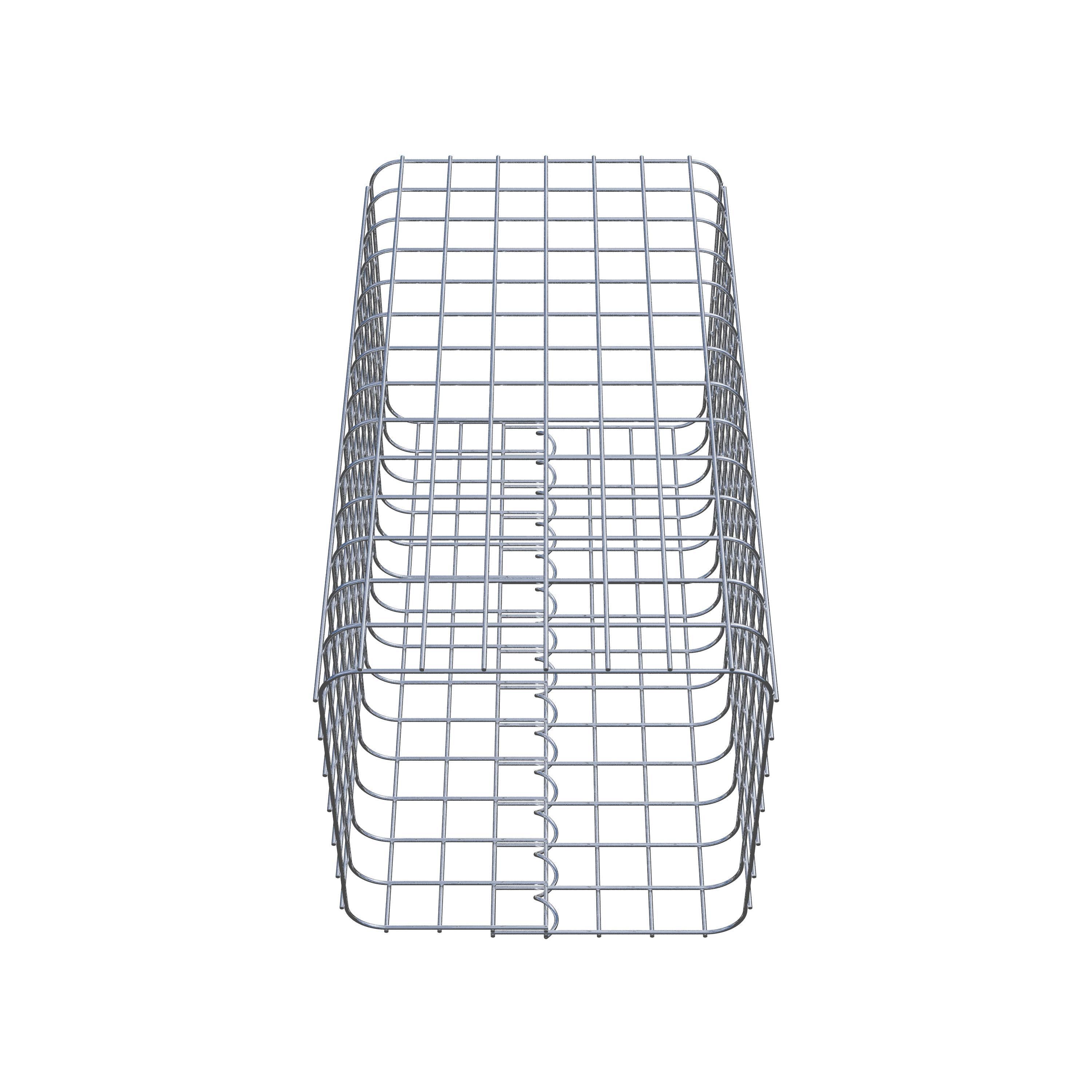 Colonne gabion 37 x 37 cm MW 5 x 5 cm carré