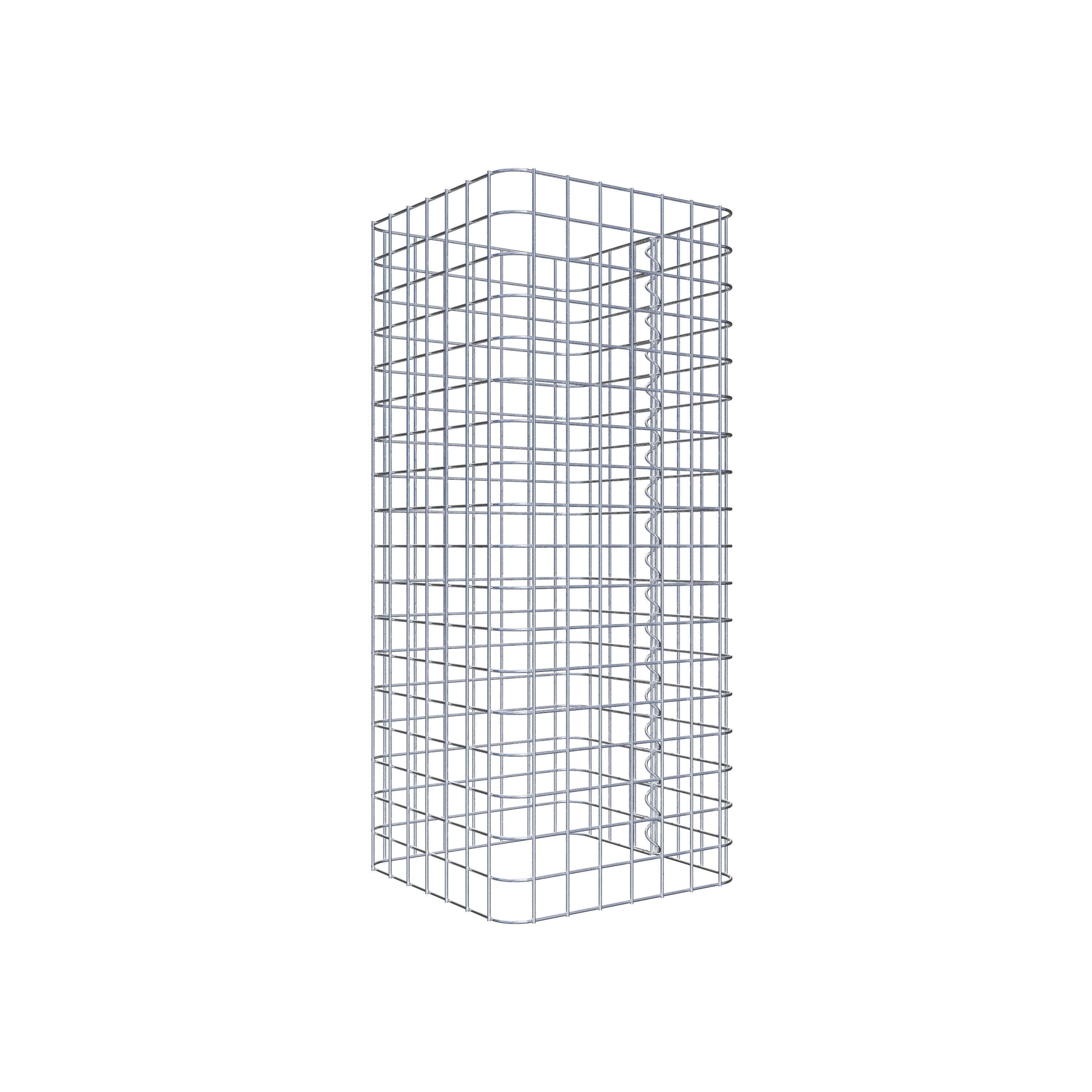 Colonne gabion 37 x 37 cm MW 5 x 5 cm carré