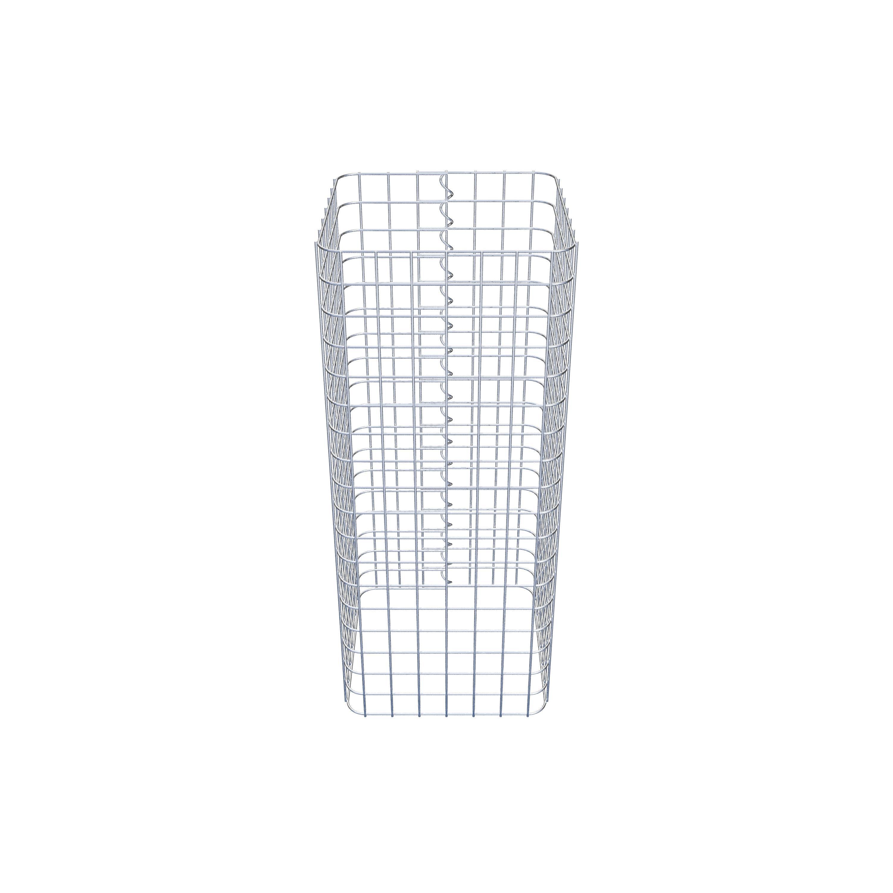 Colonne gabion 37 x 37 cm MW 5 x 5 cm carré