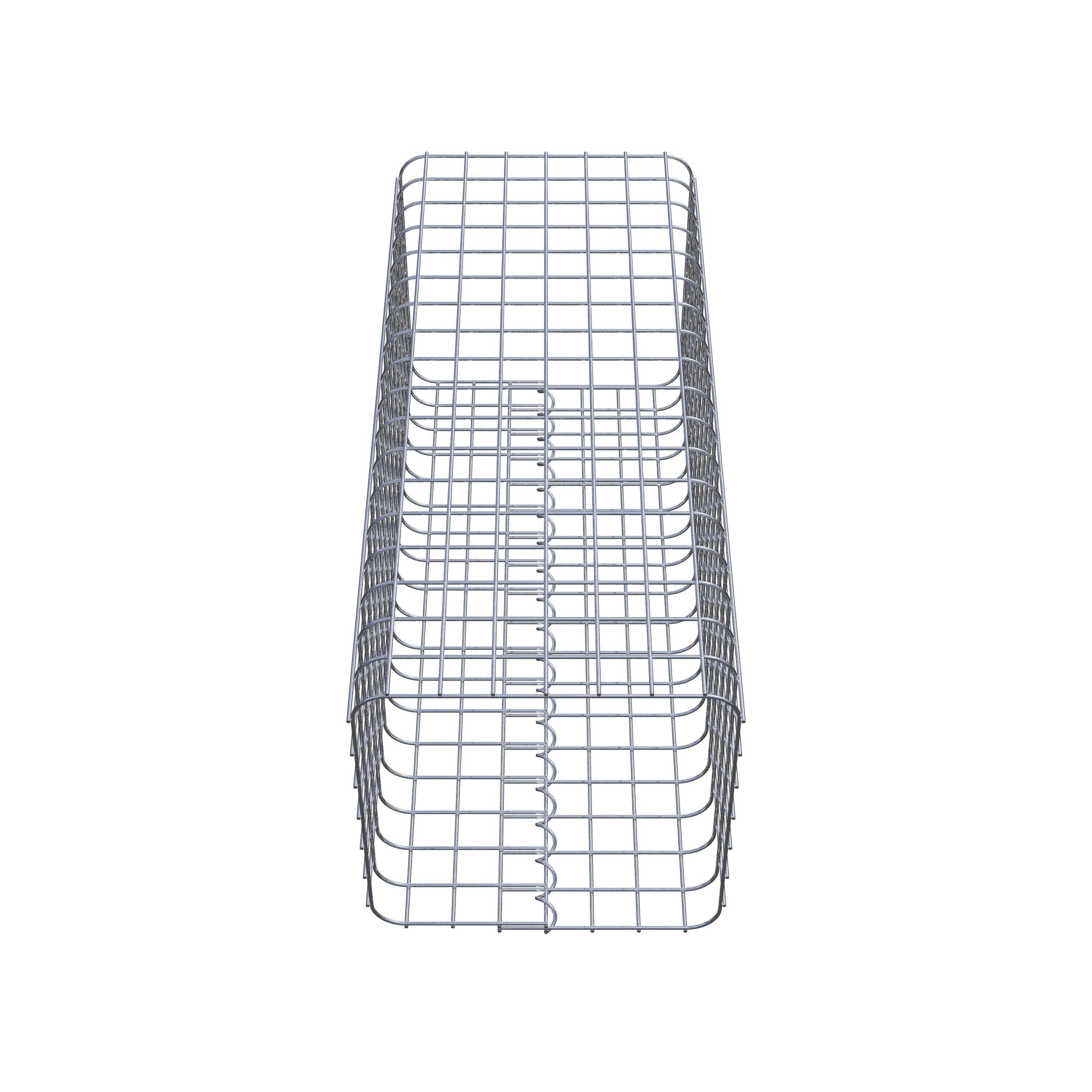 Colonne gabion 37 x 37 cm MW 5 x 5 cm carré