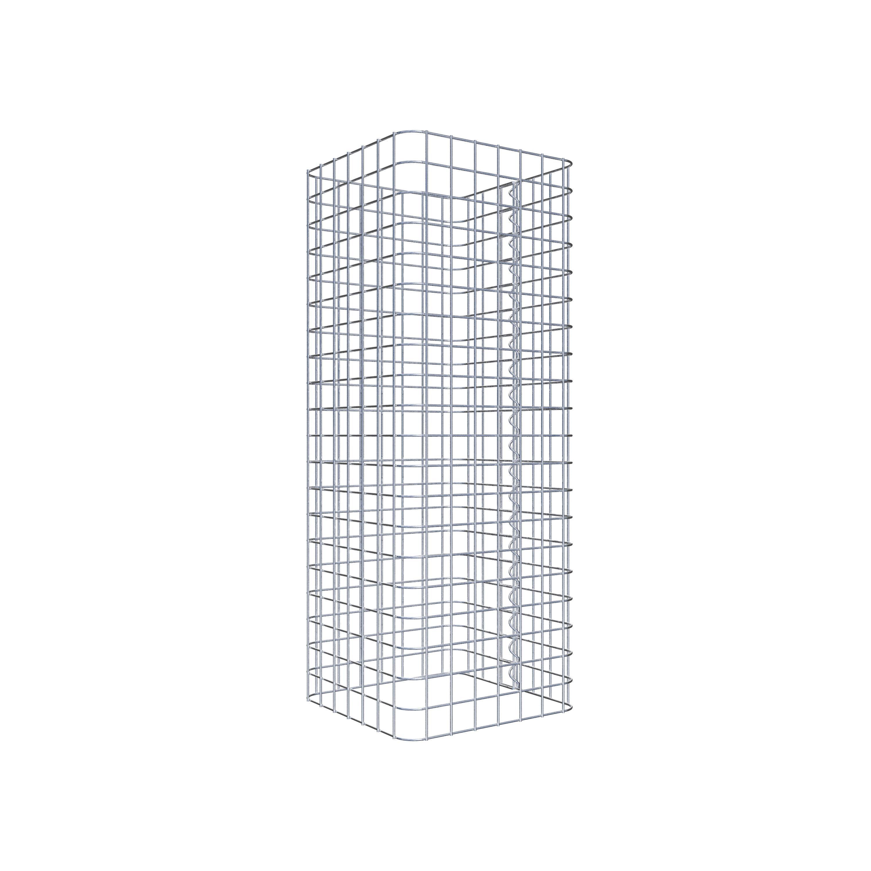 Colonne gabion 37 x 37 cm MW 5 x 5 cm carré