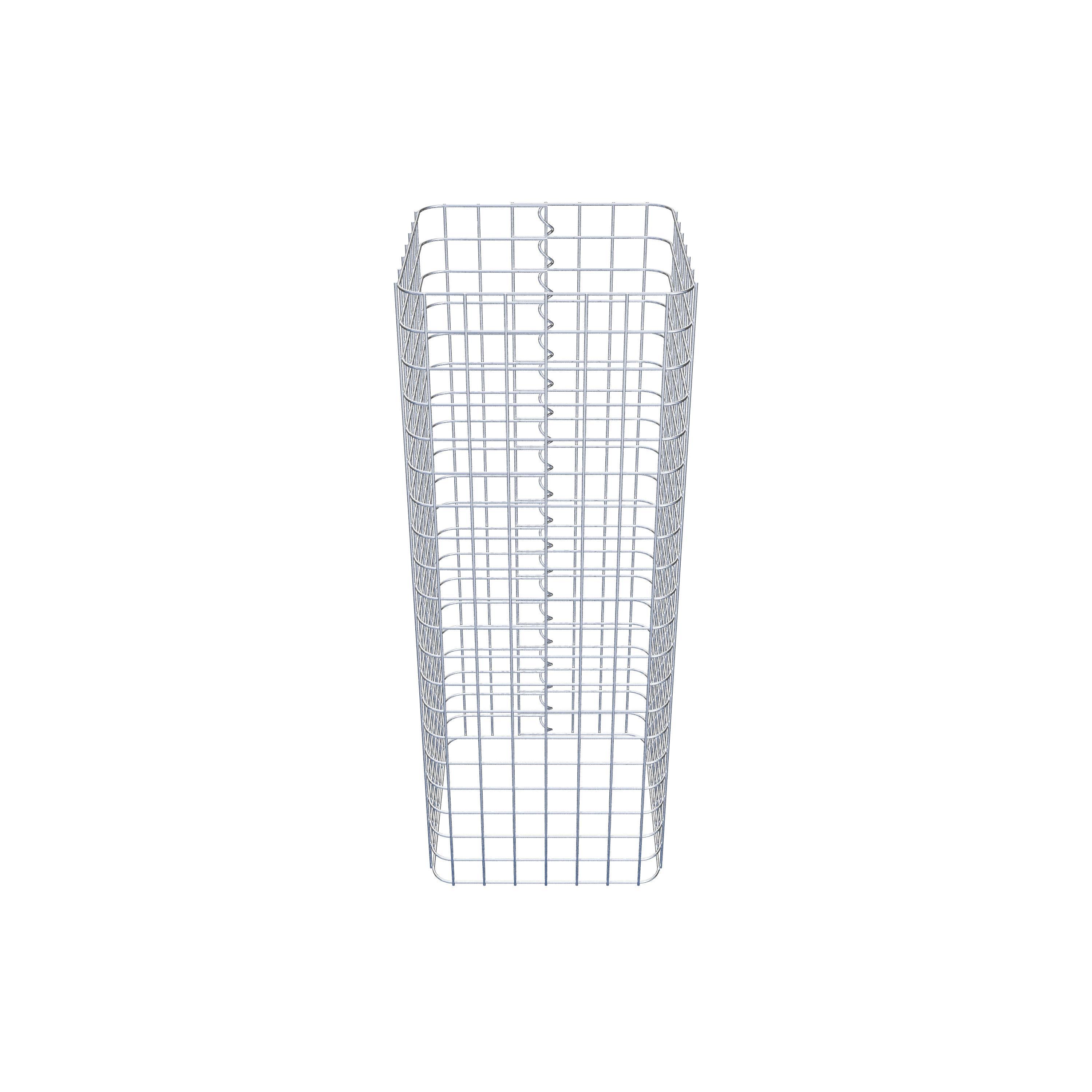 Colonne gabion 37 x 37 cm MW 5 x 5 cm carré