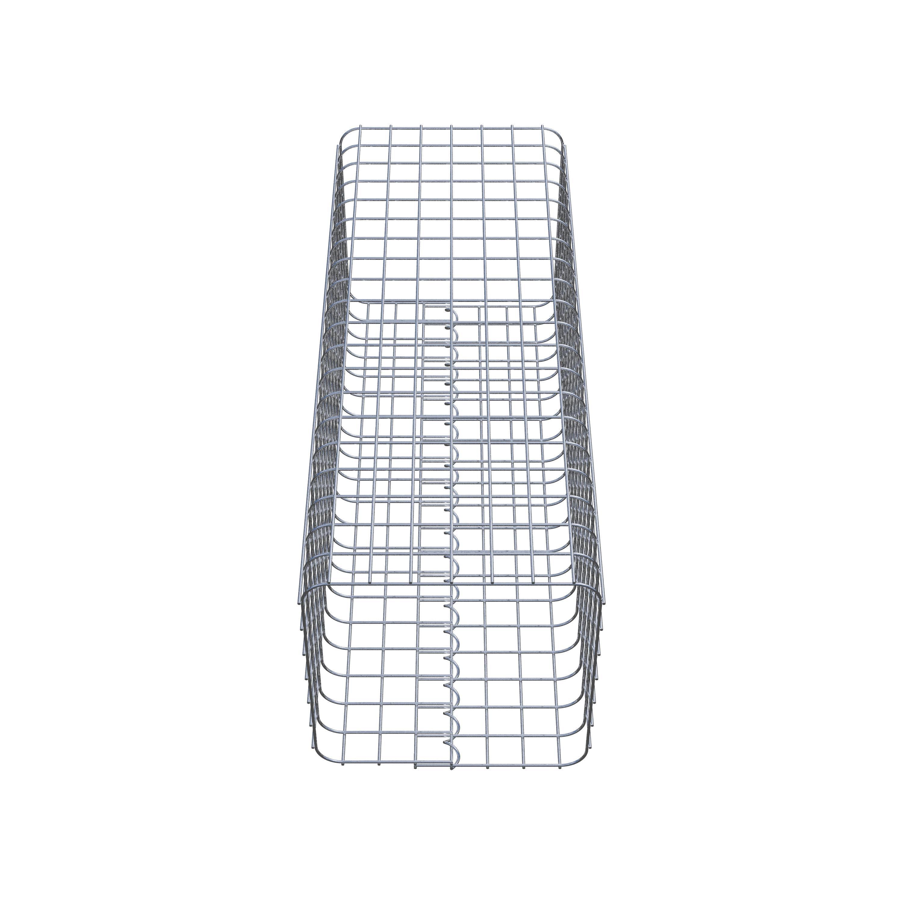 Colonne gabion 37 x 37 cm MW 5 x 5 cm carré