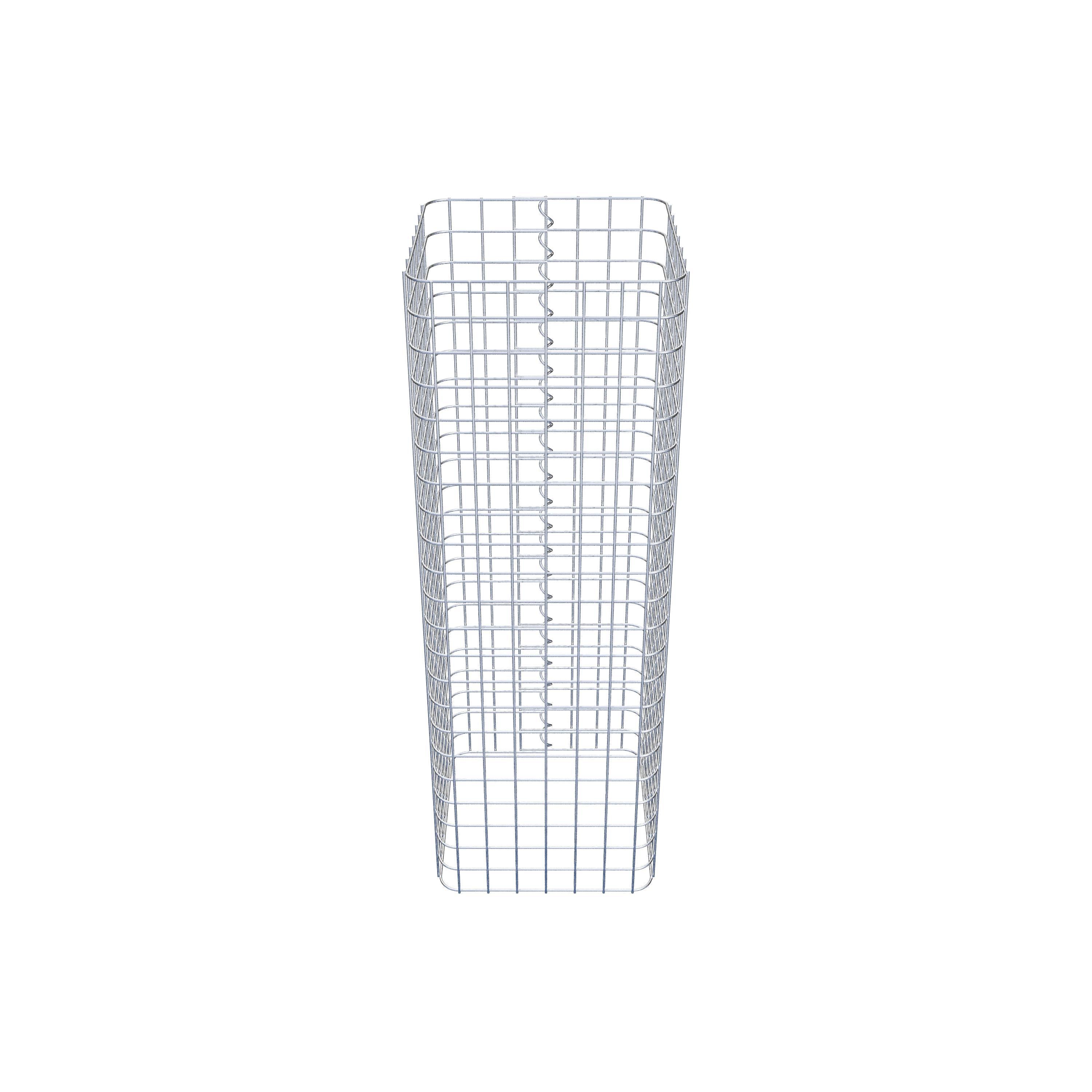 Colonne gabion 37 x 37 cm MW 5 x 5 cm carré